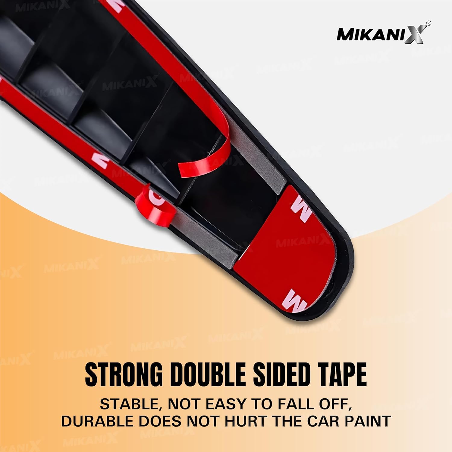 MIKANIX Car Bumper Protector/Guard Strap Anti-Scratch, Shockproof & Stylish Guard Universal for All Car Pack of 4
