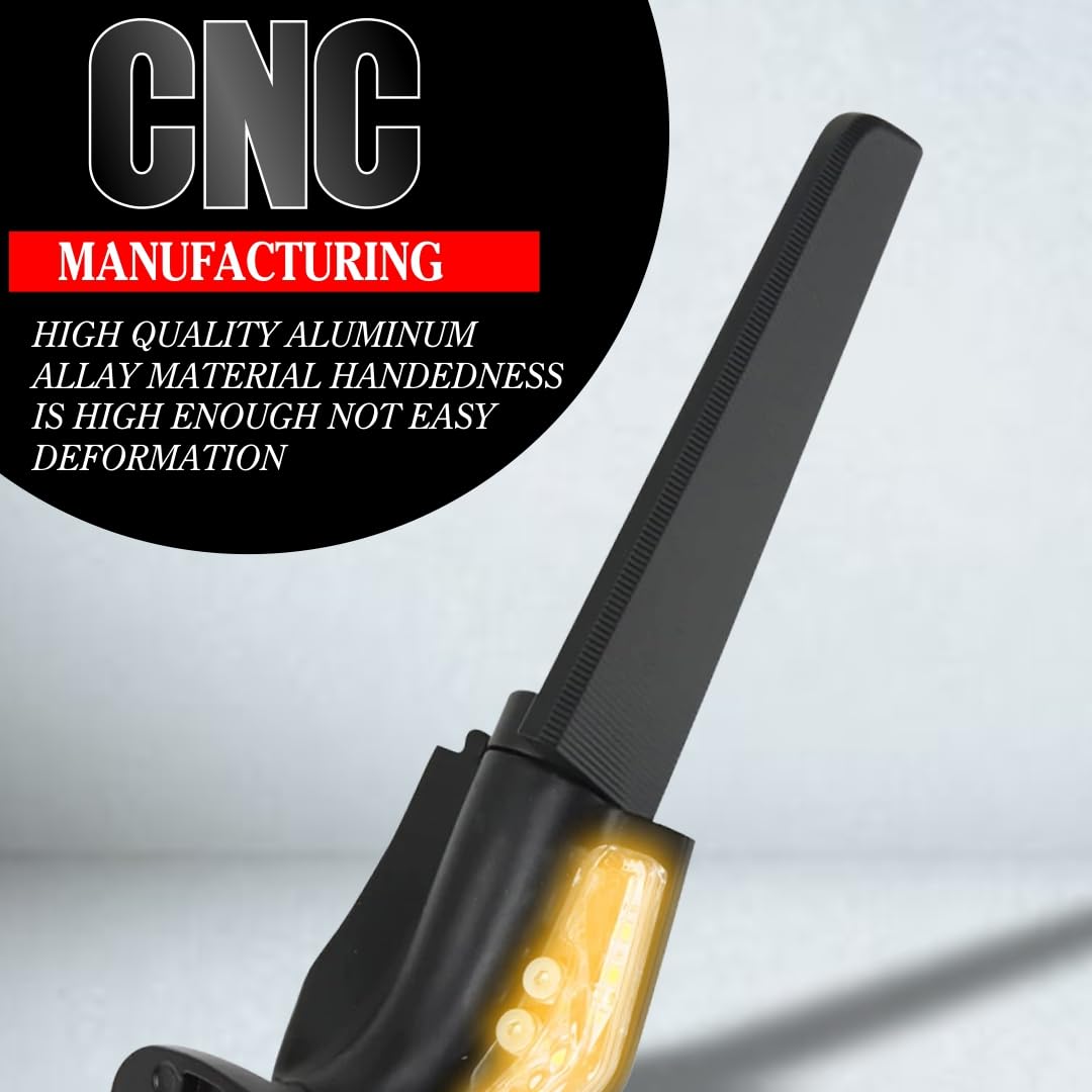 MIKANIX 360° Adjustable Moto GP LED Stealth Wings Rear View Mirror | Bike Fairing Kit For TVS RR310