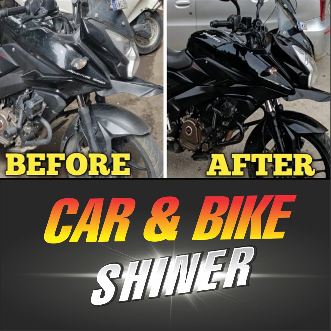 OBEROI'S TRADERS Combo Of Chain Cleaner + Chain Lube + Car & Bike Shiner Spray | Cleaning Brush | Cleans | Shines & Protects Chain Oil