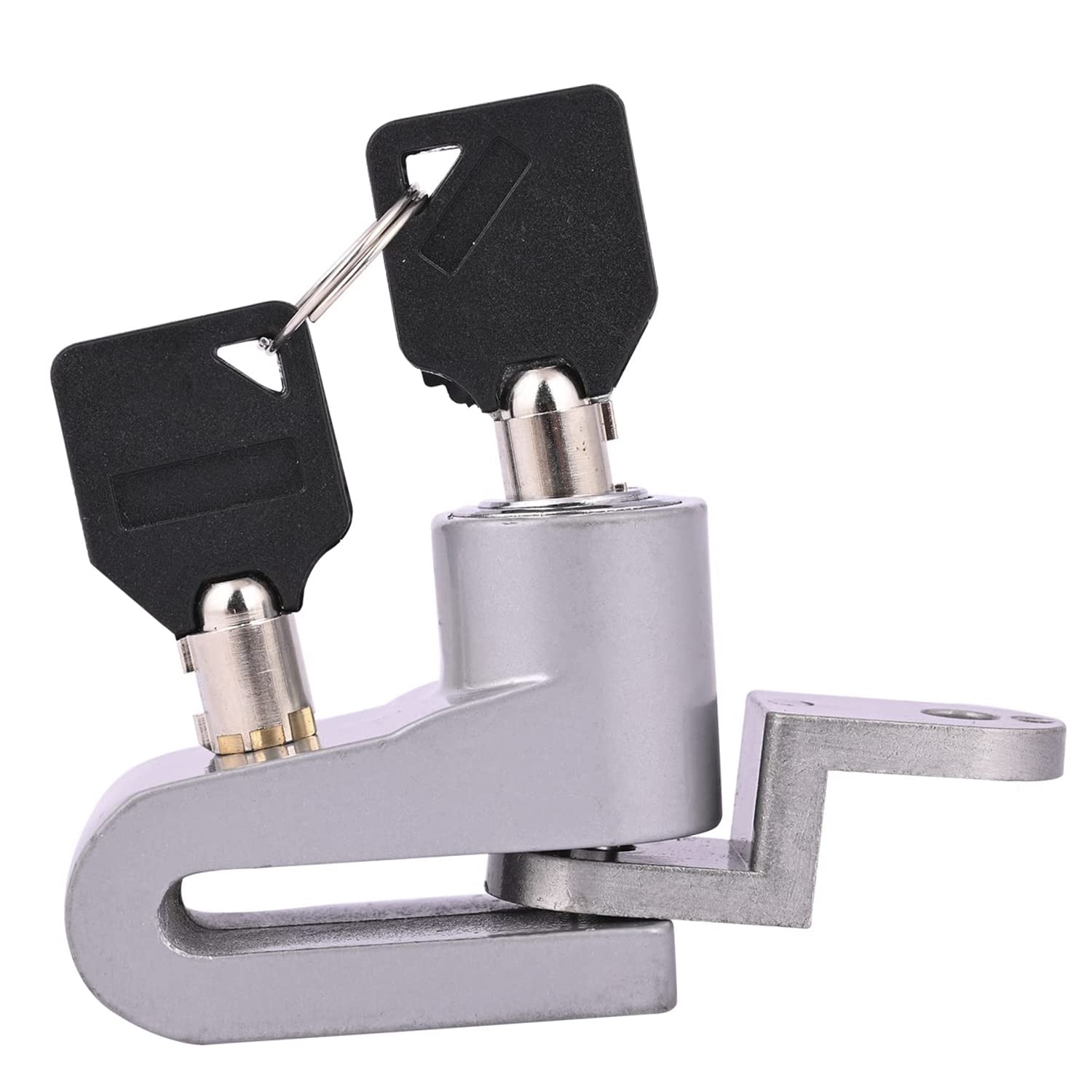 OBEROI'S TRADERS Stainless Steel Heavy Duty Anti Theft Motorcycle Disc Brake Lock for All Bikes and Scooty Security