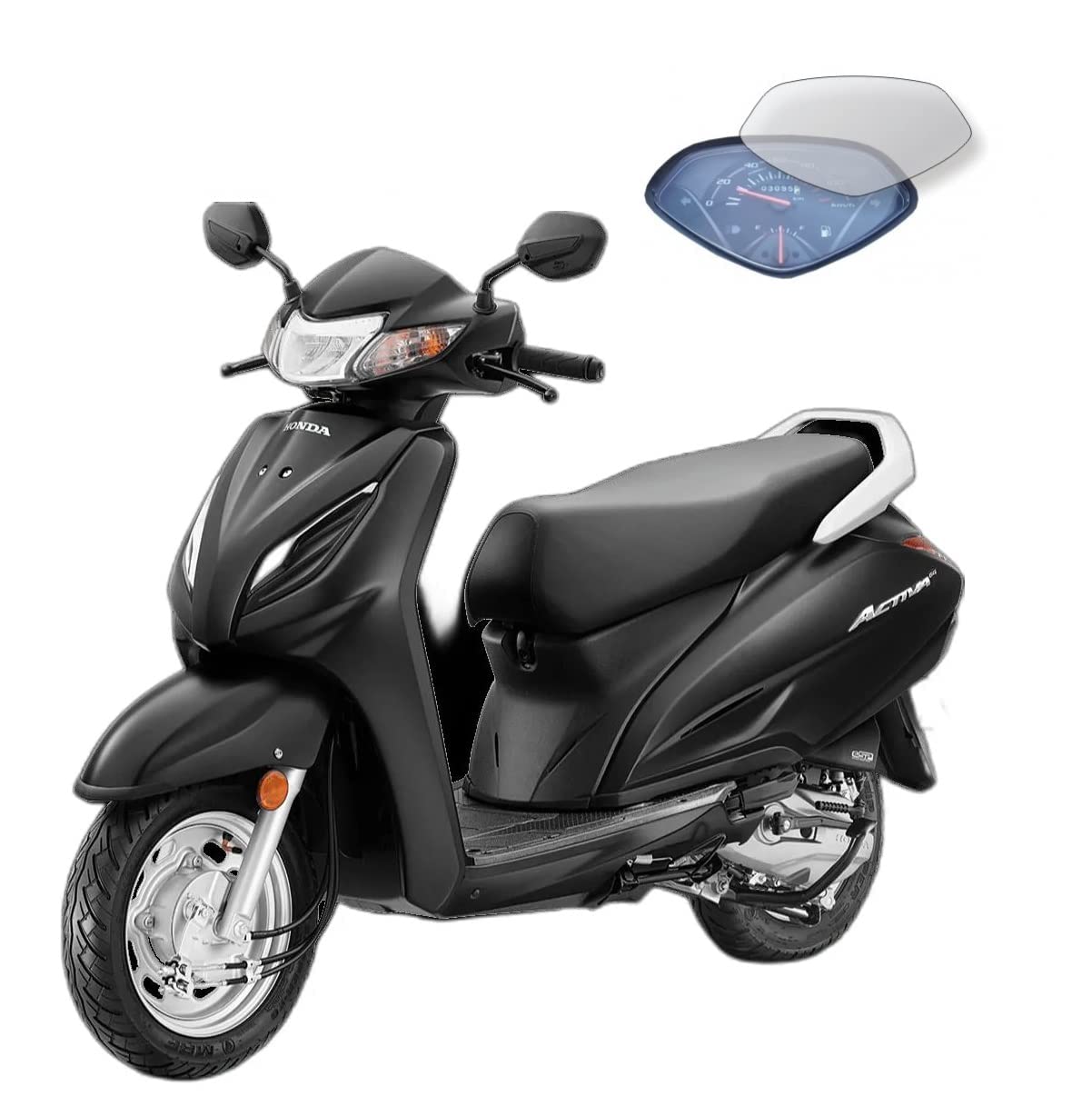 MIKANIX Scooty Speedo Meter Display Screen Guard Tempered Glass Anti Scratch Protector for Honda Activa 3G/4G