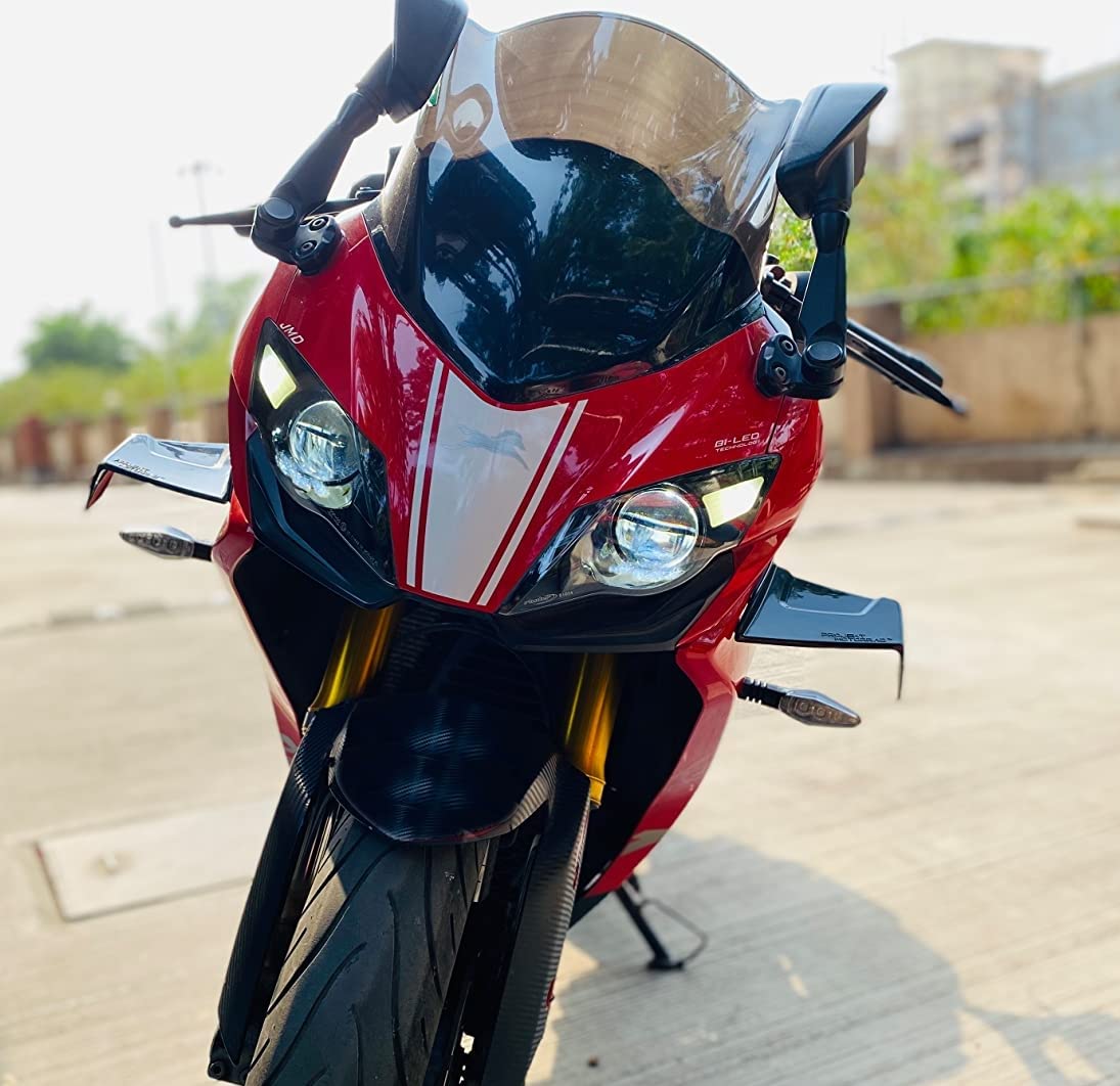 MIKANIX Universal Motorcycle Side PRO Canard Winglet | Fairing Wing Kit | Wind Deflector