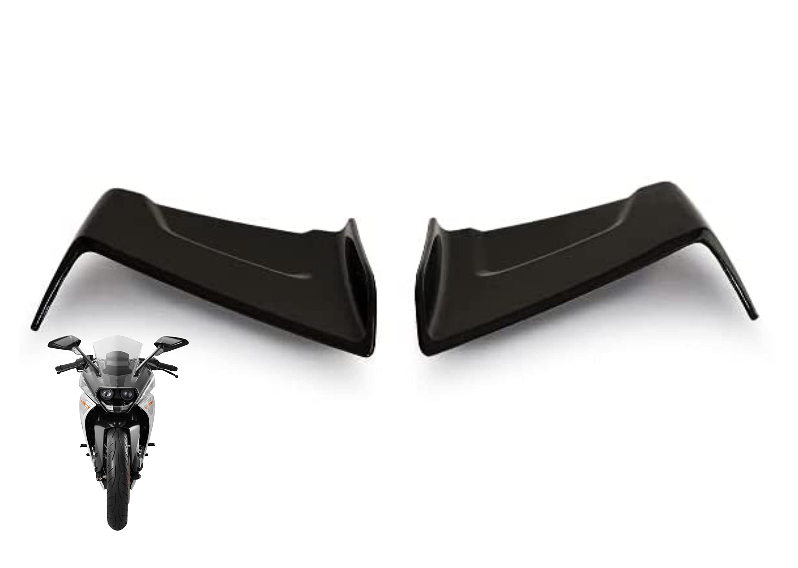 MIKANIX RC 125/200 / 390 Side PRO Canard Winglet | Fairing Wing Kit | Wind Deflector