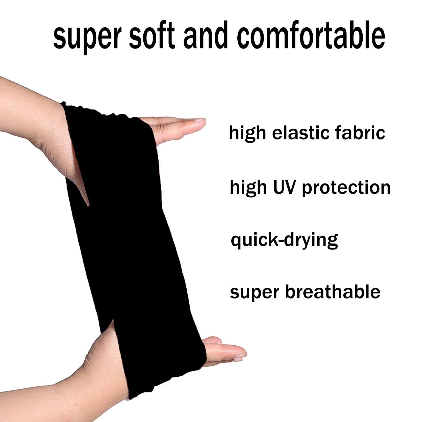 OBEROI'S TRADERS Dust and UV Protection Stretchable Face Mask & Arm Sleeves Combo For Men & Women