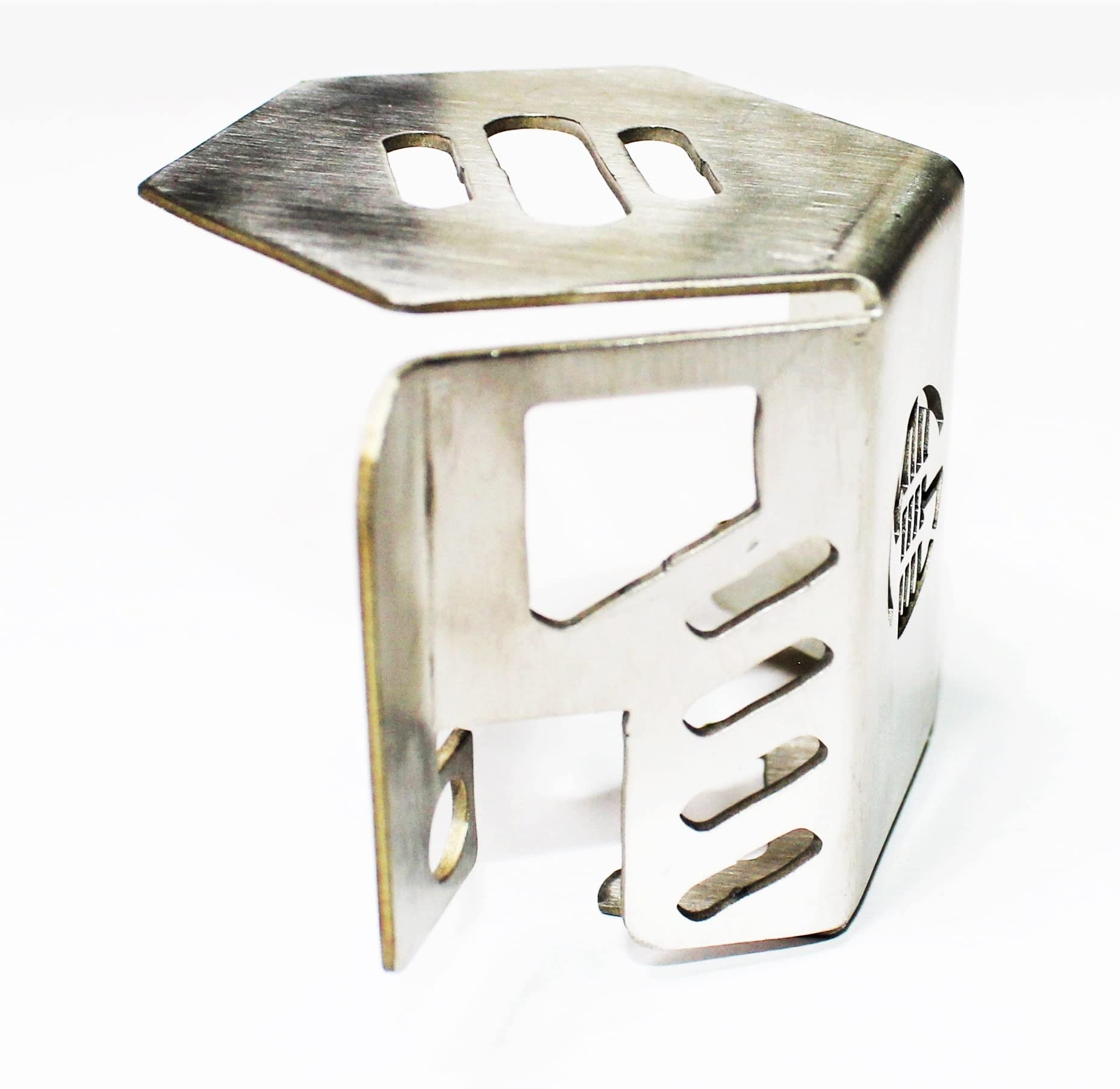 OBEROI'S TRADERS Stainless Steel Rear Brake Oil Container Guard Compatible for Royal Enfield Himalayan