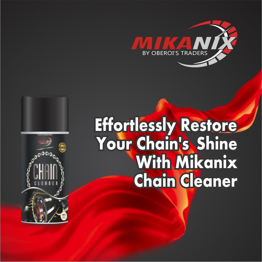 OBEROI'S TRADERS Combo of Bike Chain Cleaner Spray For Motorbike and Bicycle | Cleans | Shines & Protects