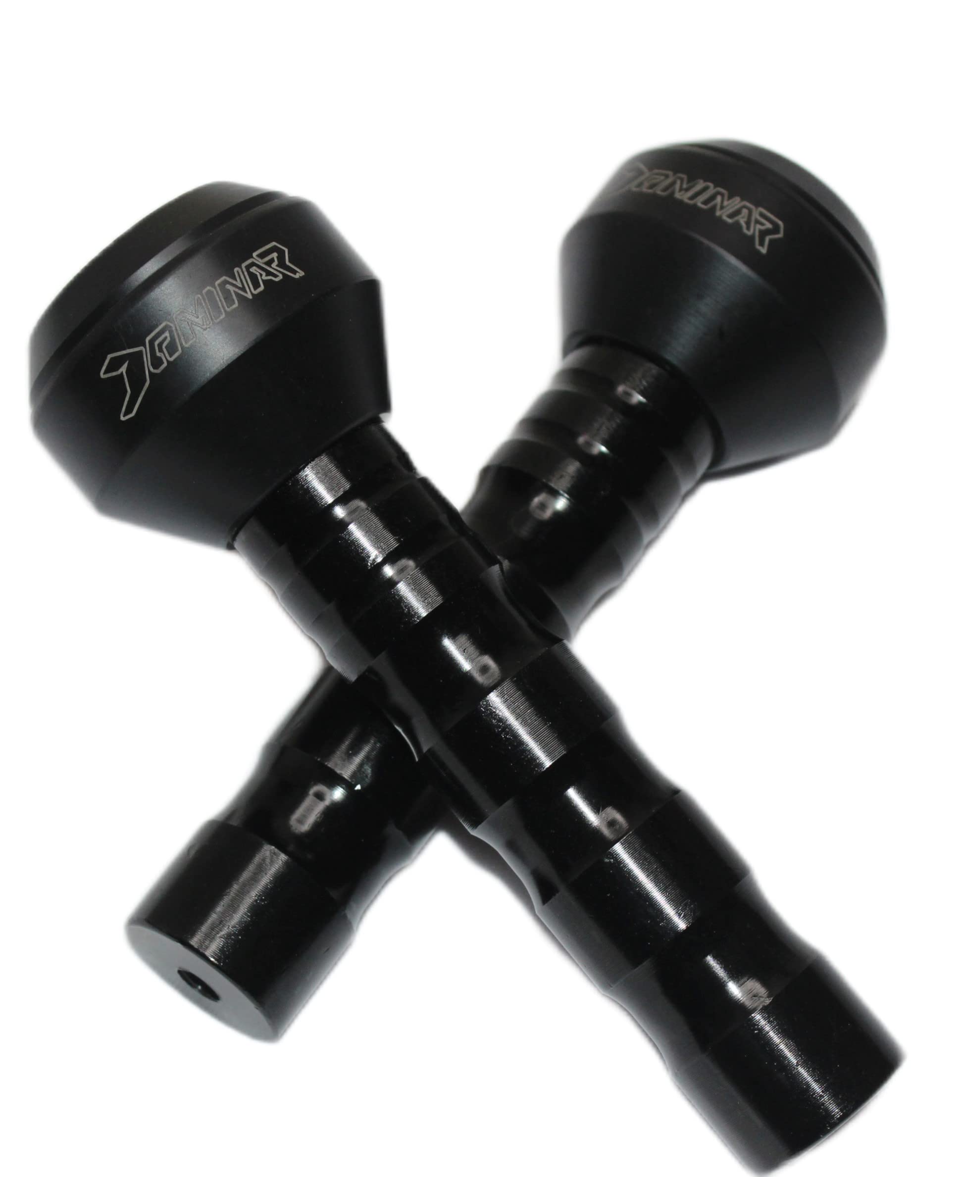 MIKANIX Dominar 250/400 Heavy Duty Bike CNC Frame Sliders/Crash Guard Leg Protectors for Motorcycle (Dominar 250 Black)