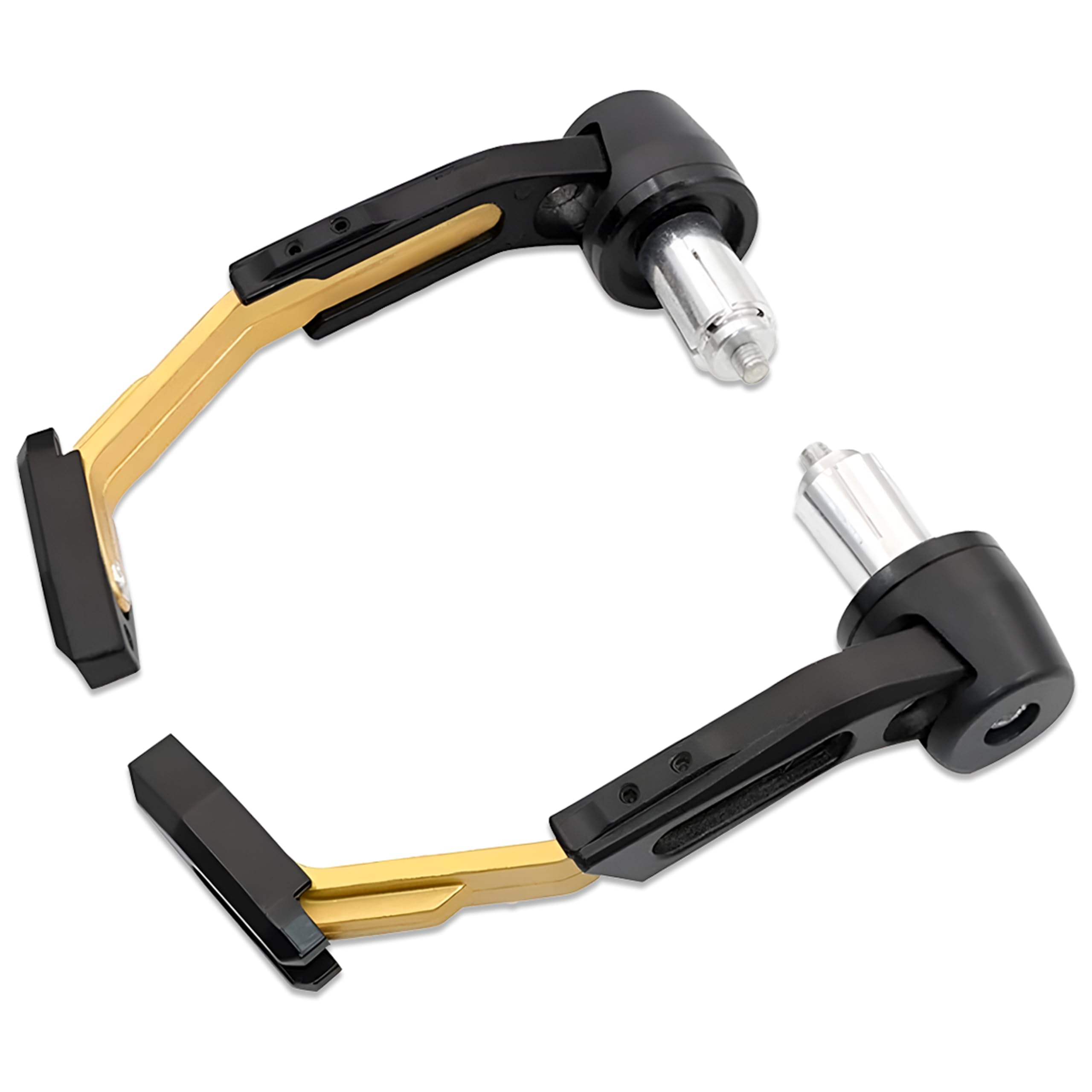 OBEROI'S TRADERS CNC Aluminium Motorcycle Handlebar Brake Clutch Lever Guard | Handle Bar End Protector | Handlebar Hand Guard Universal for All Bike