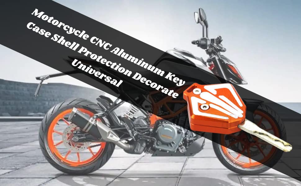 OBEROI'S TRADERS CNC Aluminum Motorbike Key Cover / Case Shell Protection Compatible for KTM Duke/ RC All Models