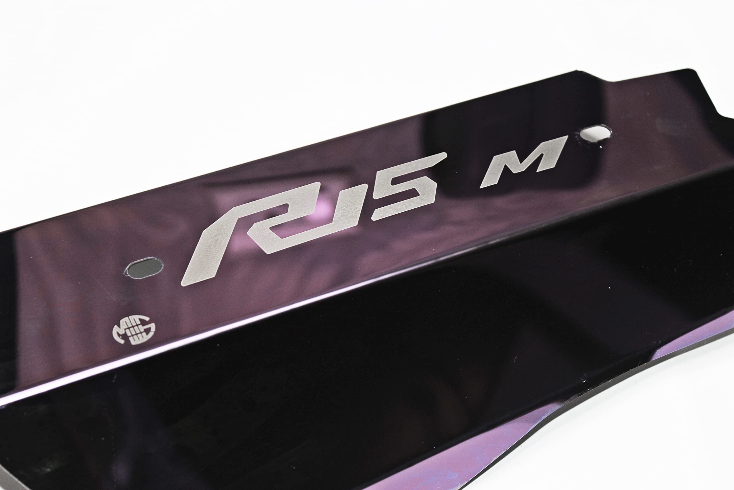 OBEROI'S TRADERS Premium Yamaha R15M Exhaust Cover Silencer Protector (Purple)