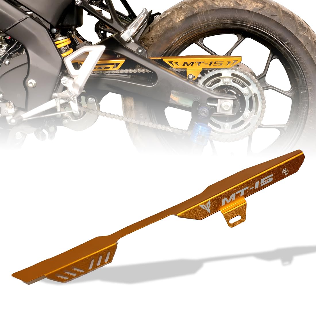 MIKANIX Bike Chain Cover/Chain Mud Protector for Yamaha R15