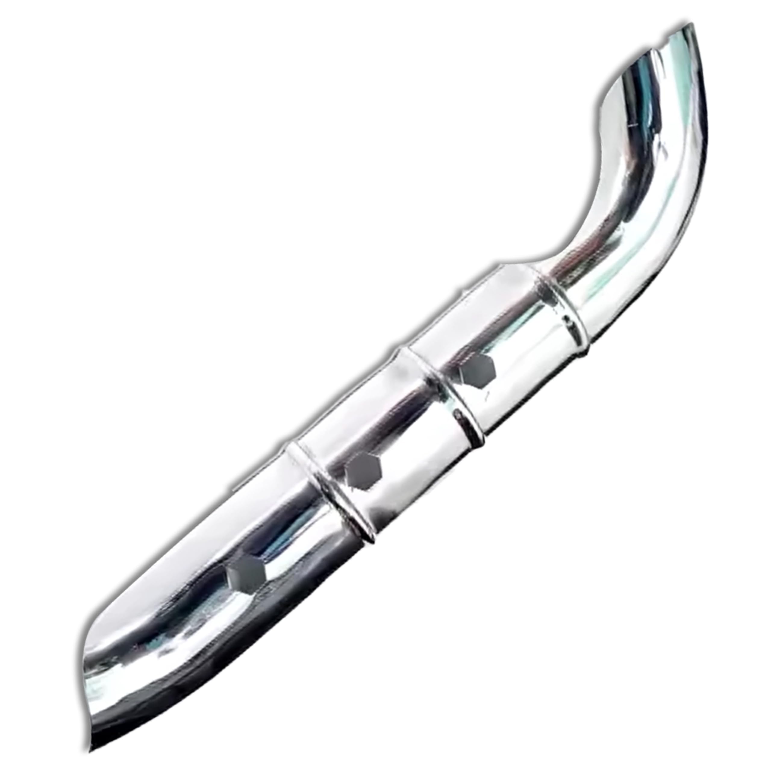 OBEROI'S TRADERS Bike Silencer Bend Pipe Heat Shield Protector/Cover Guard Anti-Corrosion Black Coated Compatible with Royal Enfield Classic Reborn 350 & Meteor 350