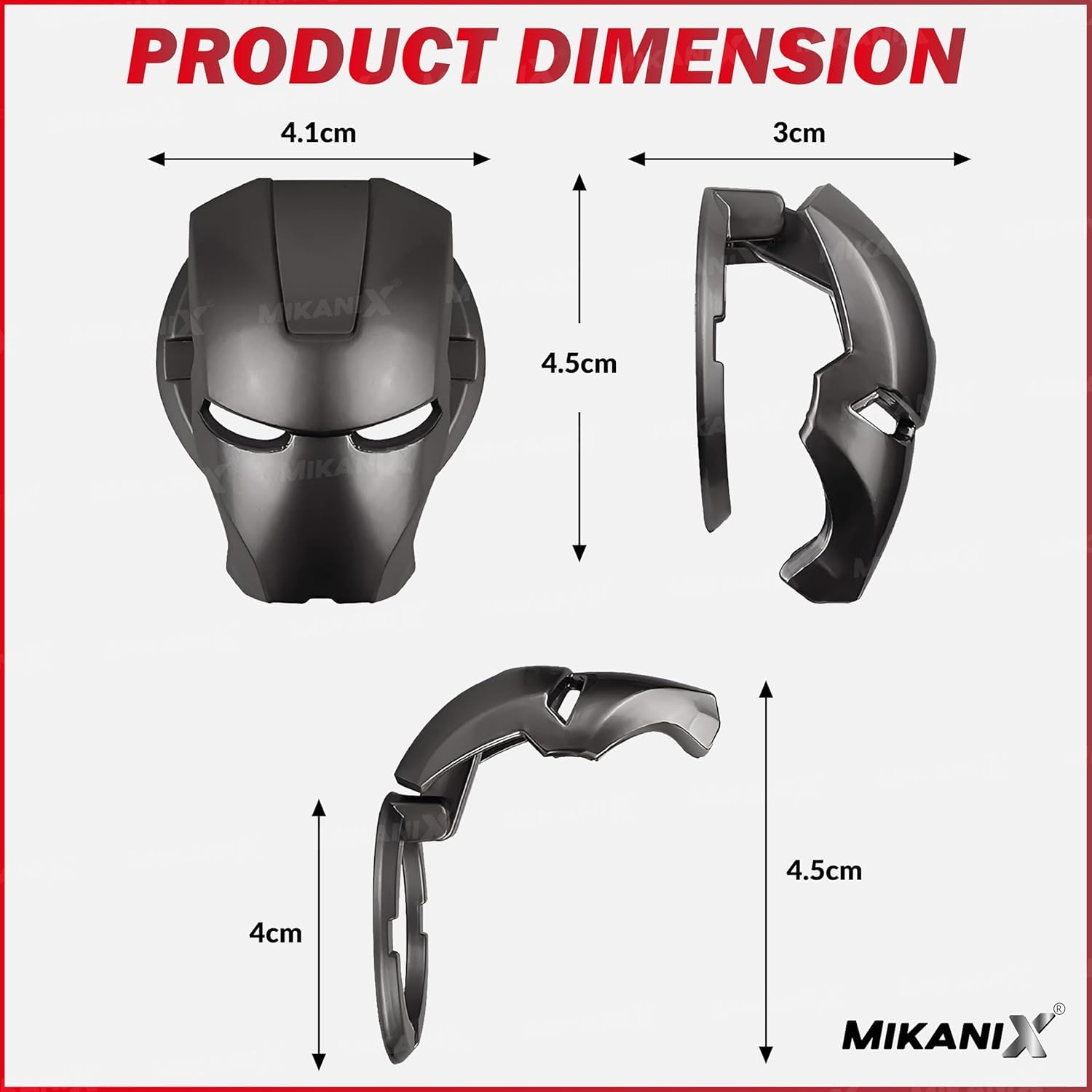 Car Engine Start Stop Button Iron Man Style Cover I ABS Material, Sticky Adhesive, Push Start Ignition Protective Cove, Decorative Auto Accessories Universal for All Cars