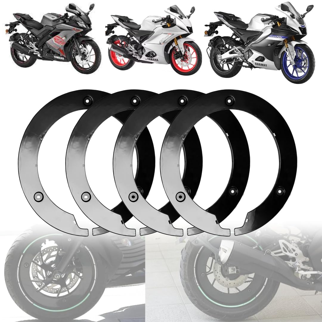MIKANIX R15 V3, V4 & M Front/Rear Pro Disc Wheel Cover 17 Inch Bike Fairing Kit