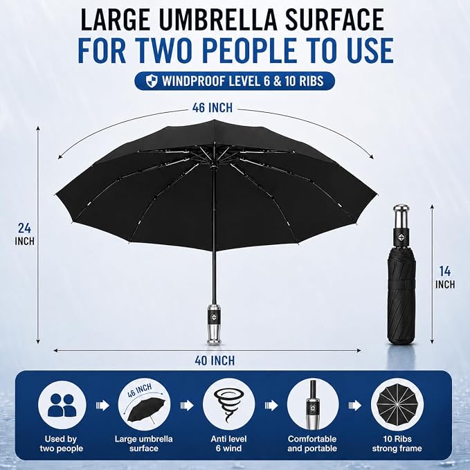 MIKANIX Reverse Folding Umbrella | Windproof Double Layer Inverted Upside Down Umbrella with C Shape Handle | Waterproof Anti-Drip Car Travel Rain Umbrella for Outdoor (MULTICOLOR)