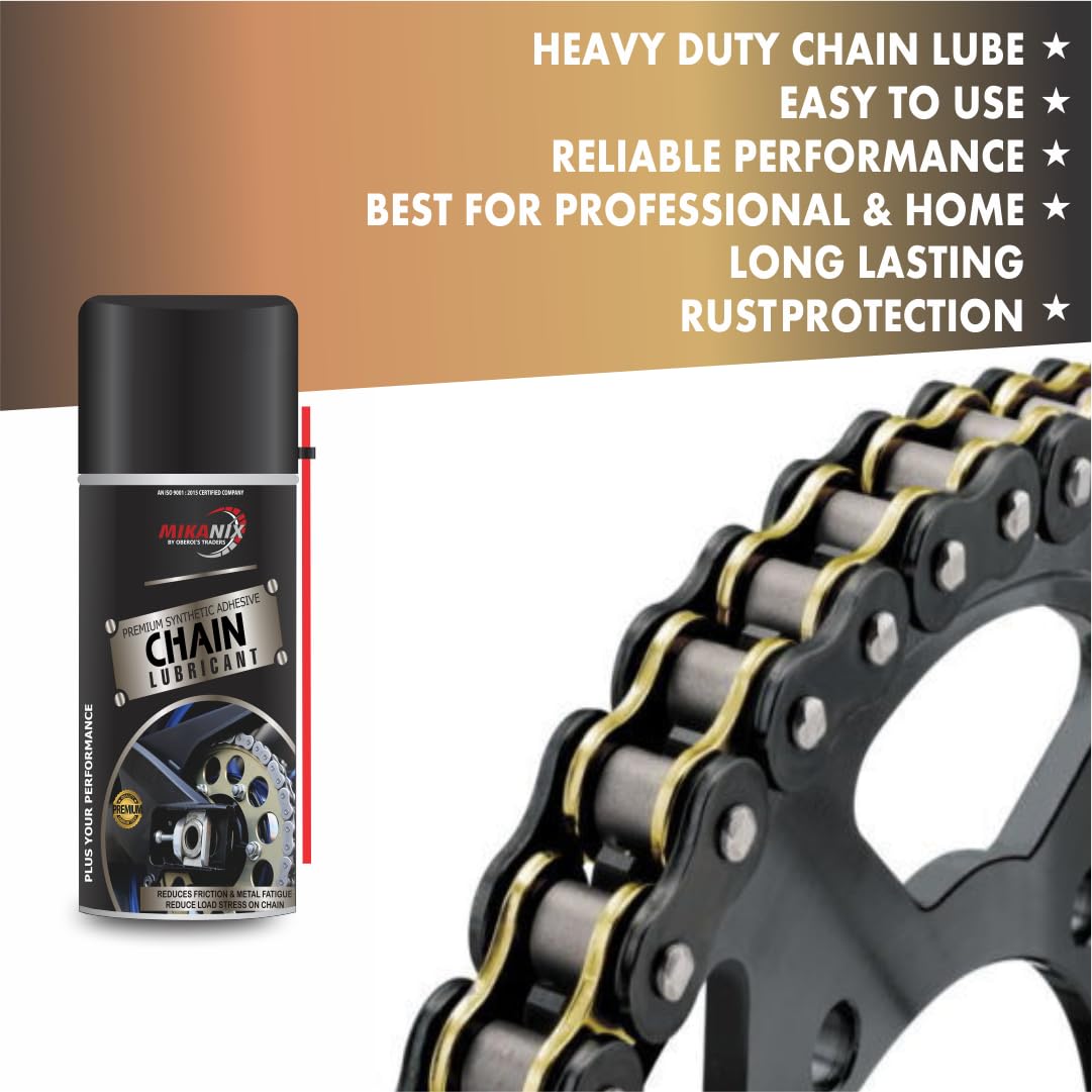OBEROI'S TRADERS Premium Bike Chain Lubricant and Chain Cleaner Spray For Motorcycle and Bicycle Cleaning Kit
