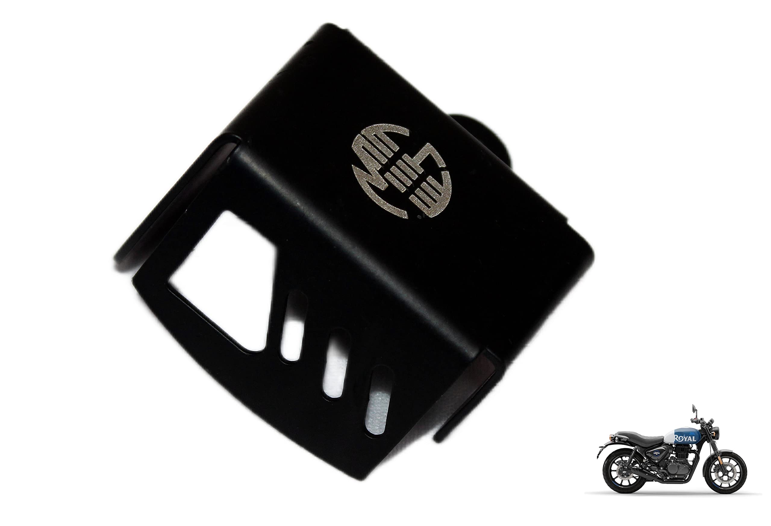 MIKANIX Premium Rear Brake Oil Container Guard Compatible For Royal Enfield Hunter 350