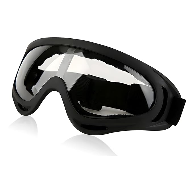 Mikanix Motorcycle Helmet Goggles | Anti-UV, Windproof Bike Riding Glasses | Dirt Bike, ATV, Cruiser, Outdoor Sports Eyewear for Men & Women
