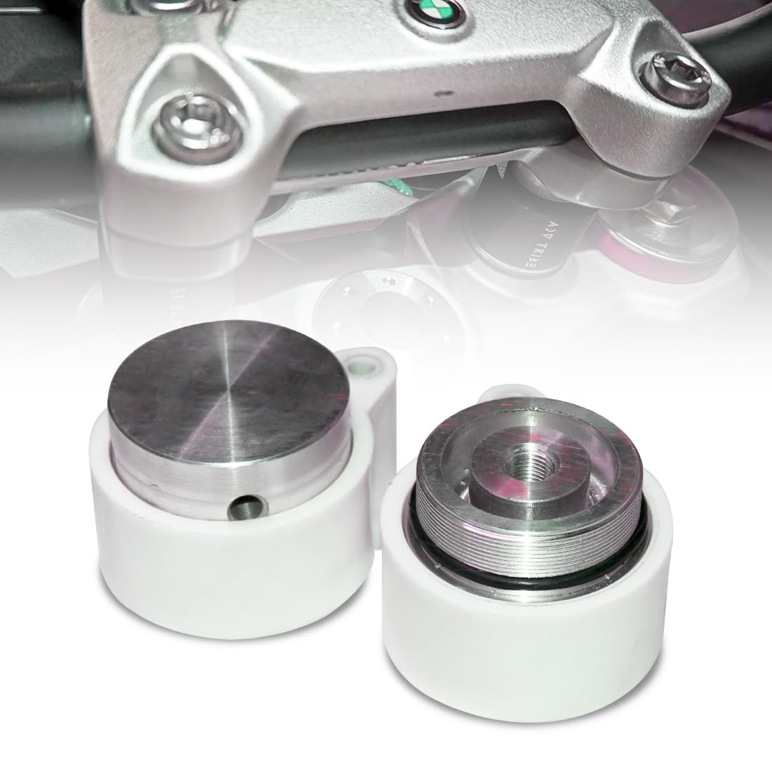 OBEROI'S TRADERS Bike Handlebar Height Riser Kit/Handle Raiser Clamp For BMW | Apache RR 310