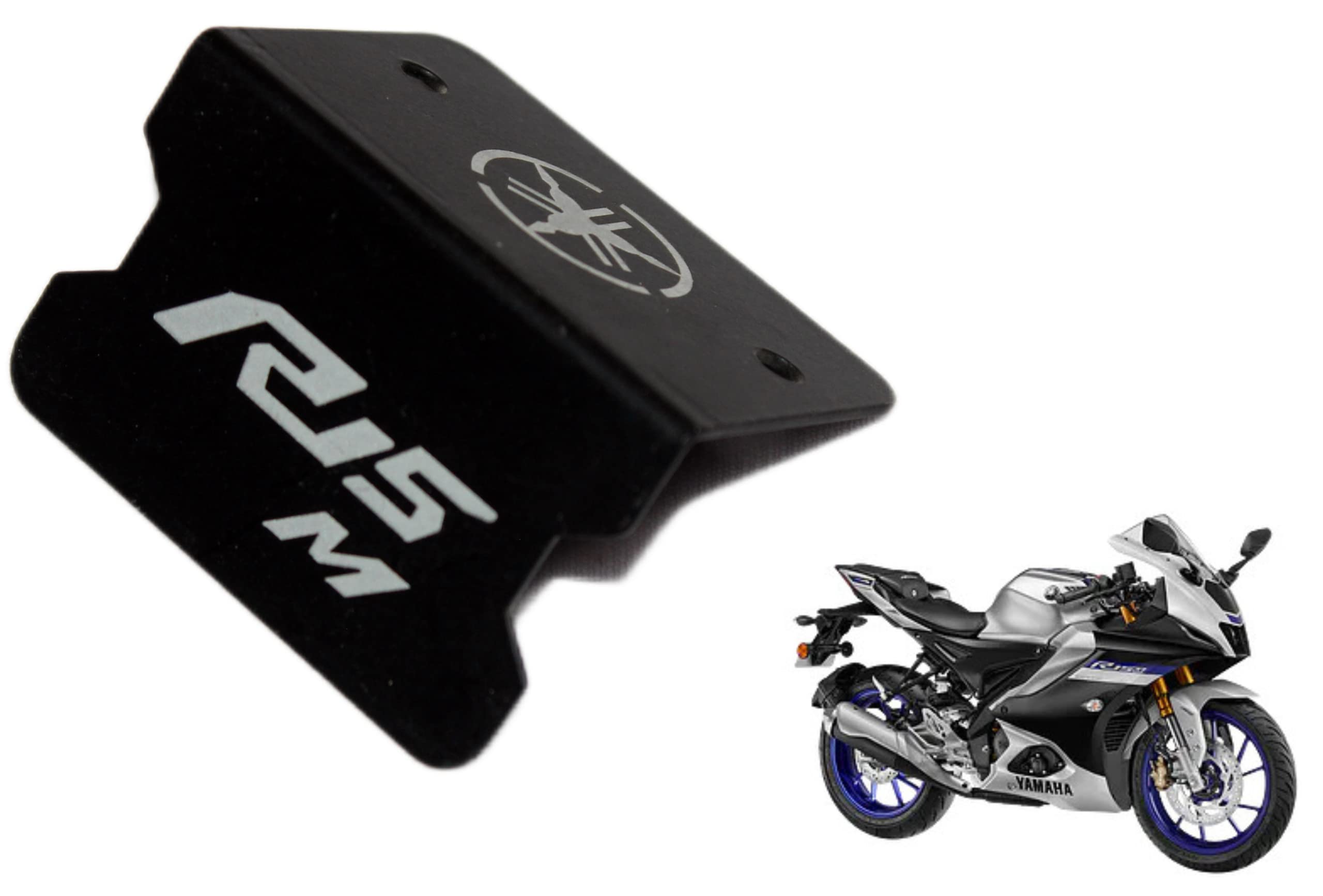 OBEROI'S TRADERS R15 M Stainless Steel Bike Front Disc Brake Fluid Reservoir Oil Cap Guard Protector Cover