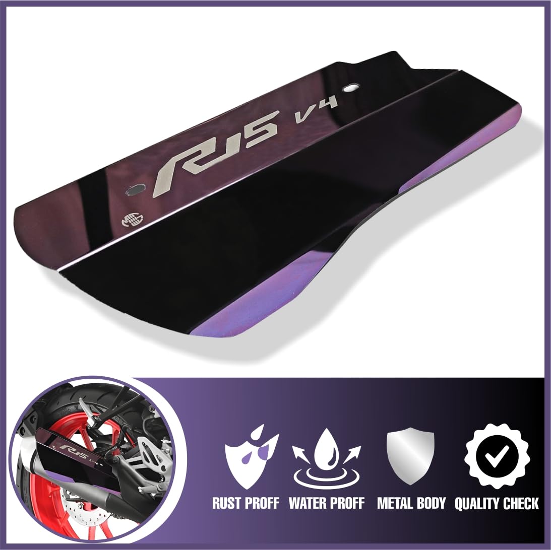 MIKANIX Premium Yamaha R15 V4 Exhaust Cover Silencer Protector