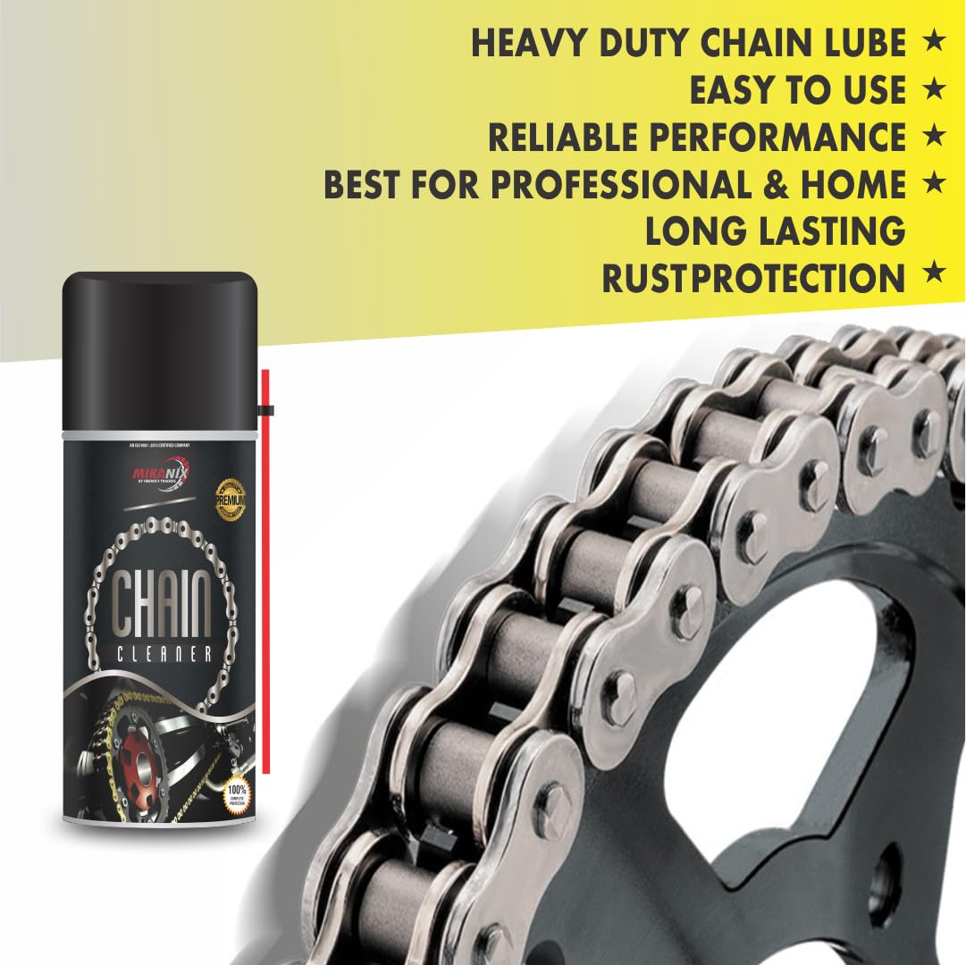 OBEROI'S TRADERS Premium Bike Chain Lubricant and Chain Cleaner Spray For Motorcycle and Bicycle Cleaning Kit