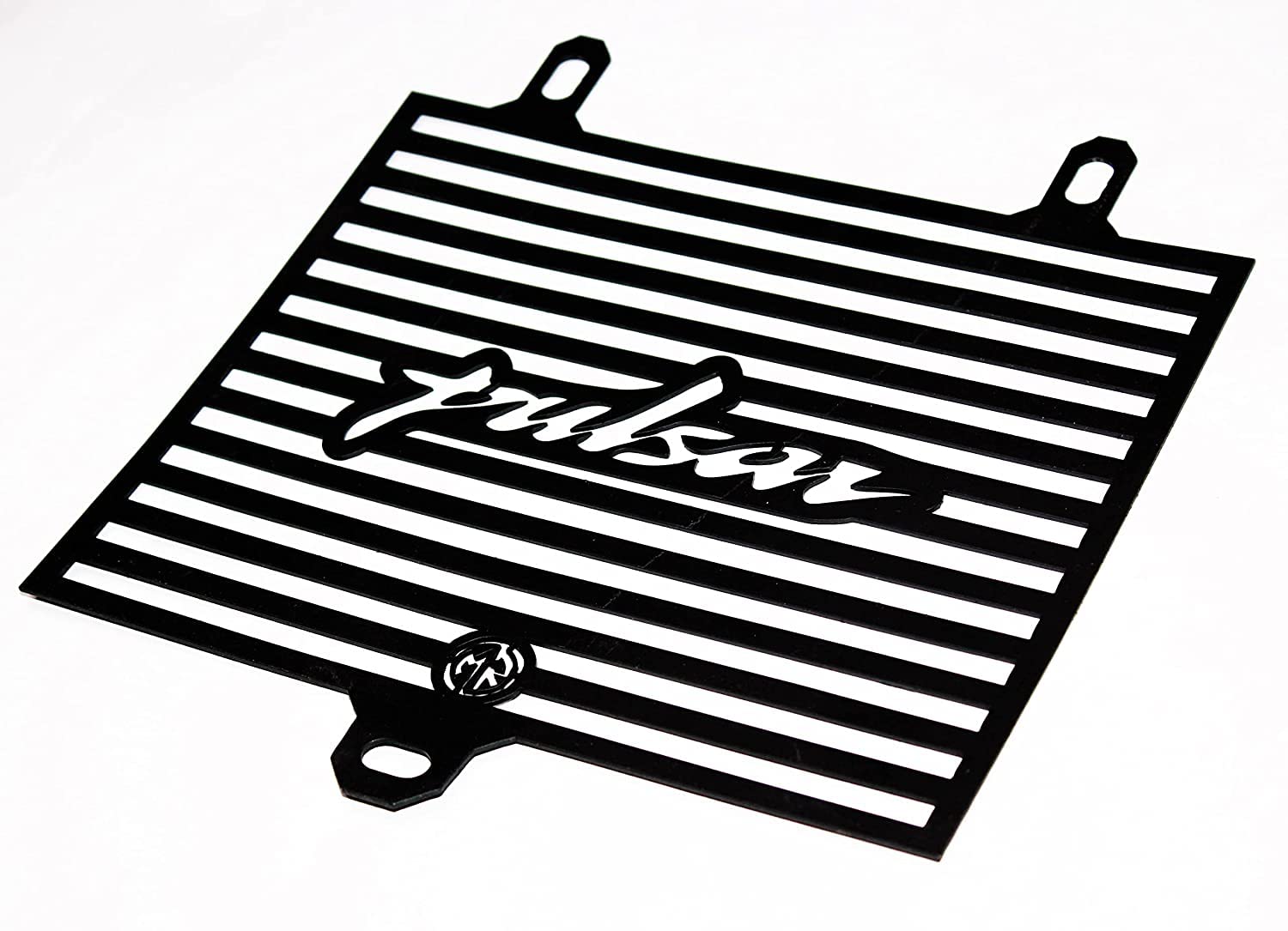 MIKANIX Black Radiator Guard Protector Grill Cover Compatible with Bajaj Pulsar NS & AS Motorcycles