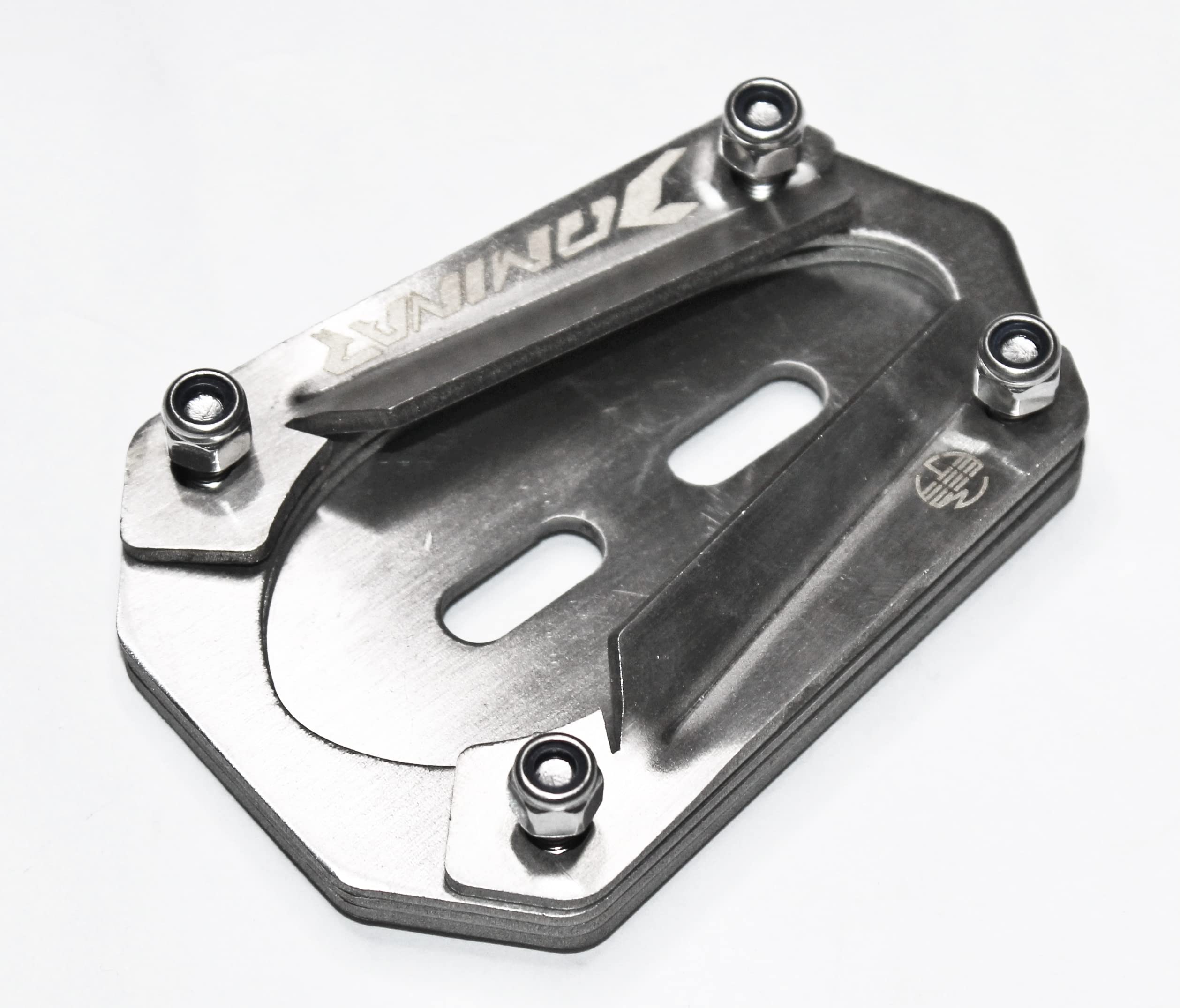 MIKANIX Premium Stainless Steel Side Stand Extender Compatible with/for Bajaj Dominar 250/400