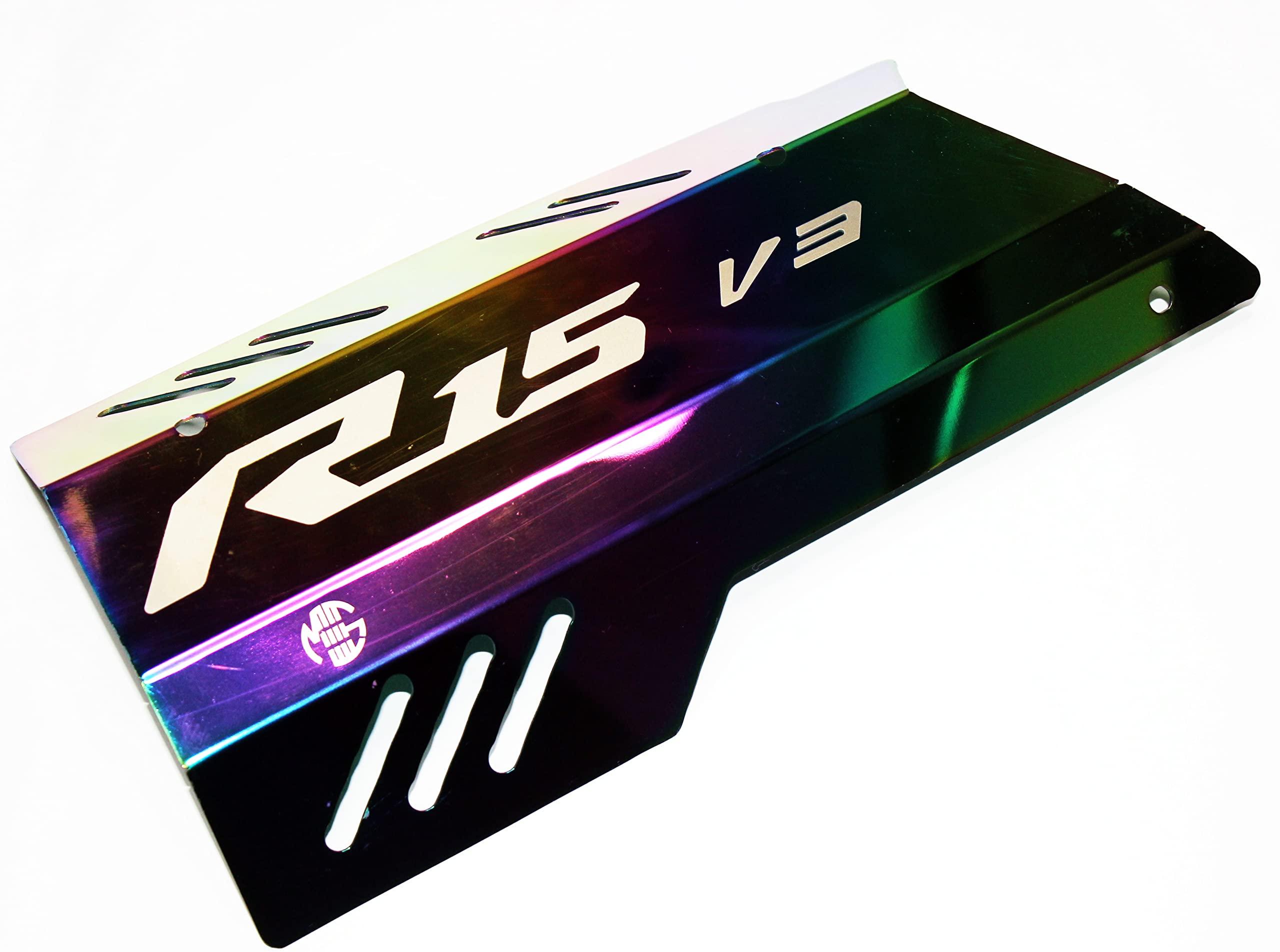 MIKANIX Premium R15 Exhaust Muffler Protector, Heat Shield Cover Guard, Anti-Scalding Cover fit Yamaha YZF R15 V3 Bike Exhaust Heat Shield