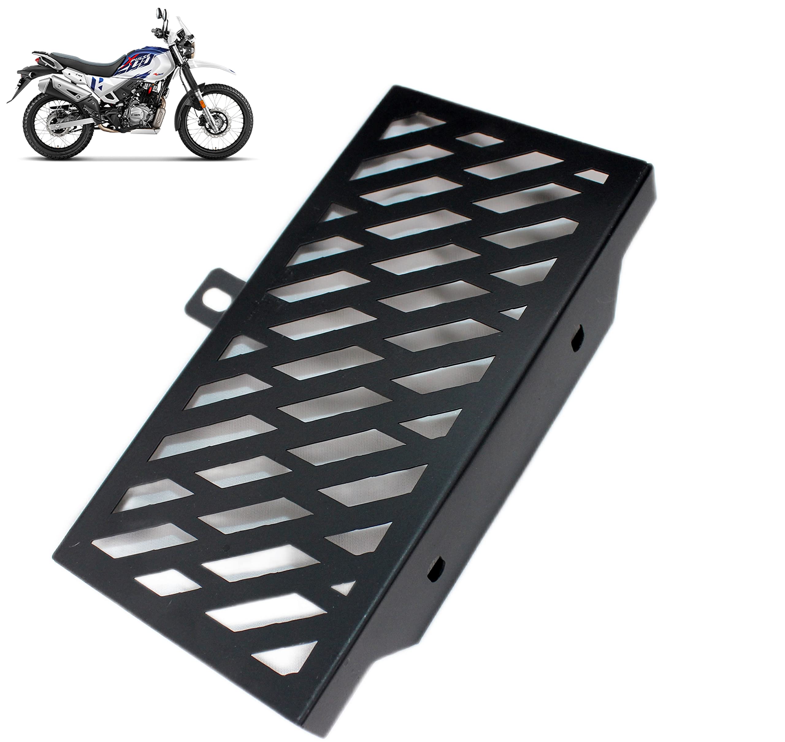 MIKANIX Xpulse 200 4V Bike Stainless Steel Radiator Guard Protector Grill Cover For Hero Xpulse 200 4V