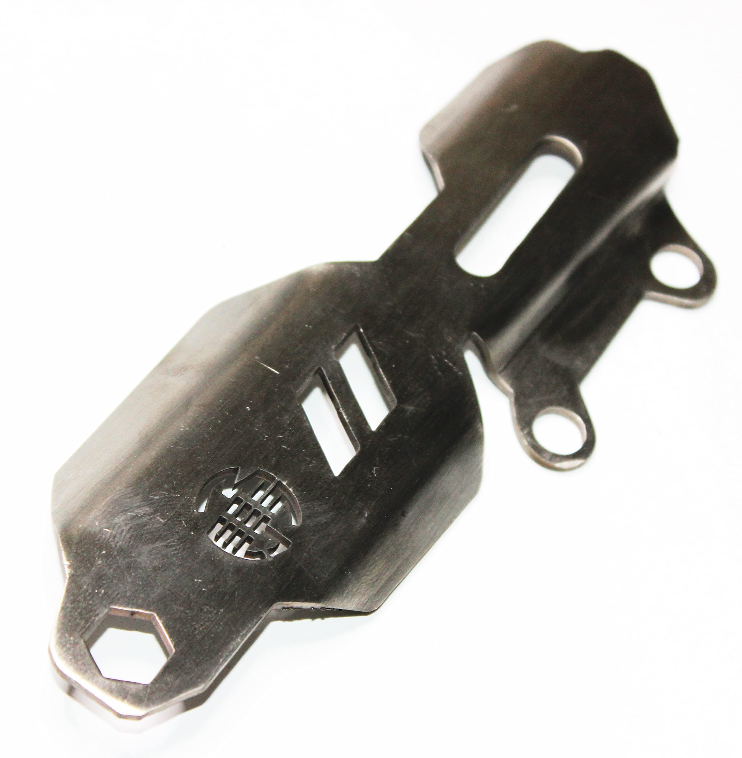 MIKANIX Stainless Steel Rear Master Cylinder Guard Compatible with Royal Enfield Himalayan and Interceptor