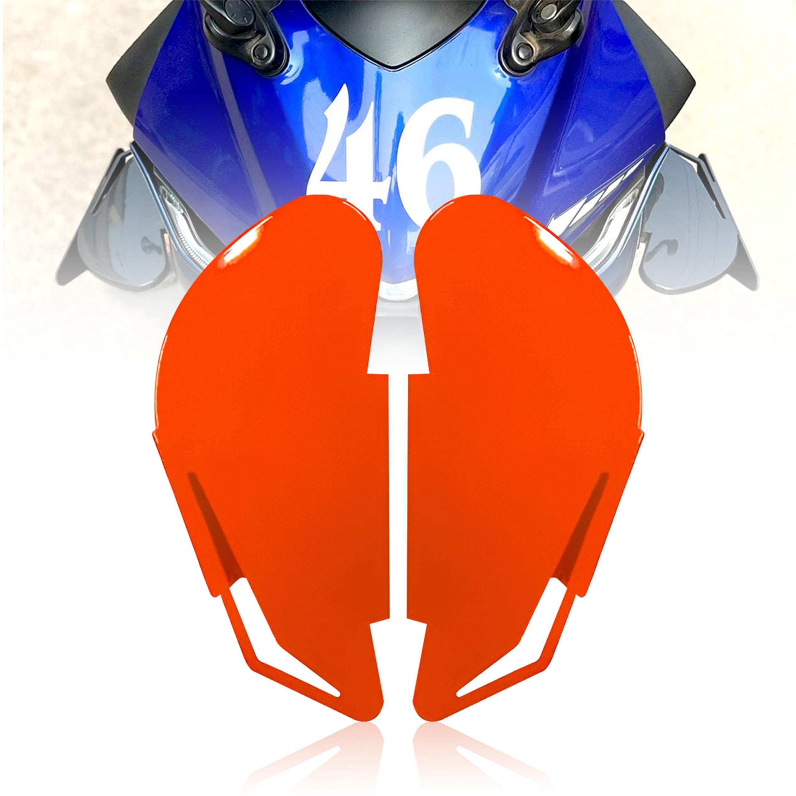 MIKANIX R15 V3 / V4, Ninja, CBR, RR310, KTM RC Bike Side Wings/Winglet Pro Canard Bike Fairing Kit (Pack of 2)