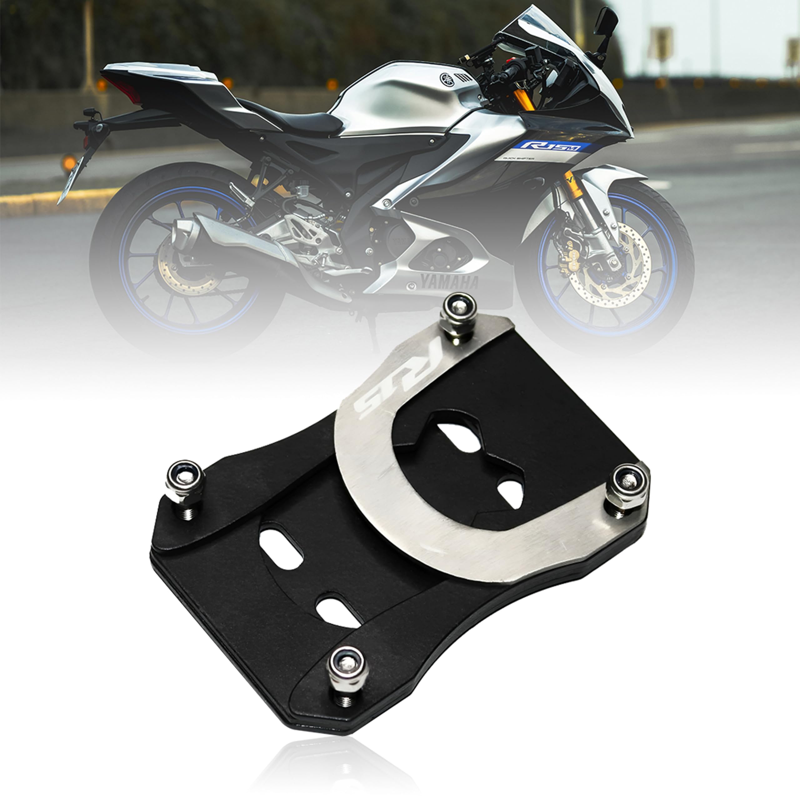 OBEROI'S TRADERS Side Stand Extender Base Stand Holder Compatible for Yamaha R15 V3, R15 V4 and R15M Motorcycles