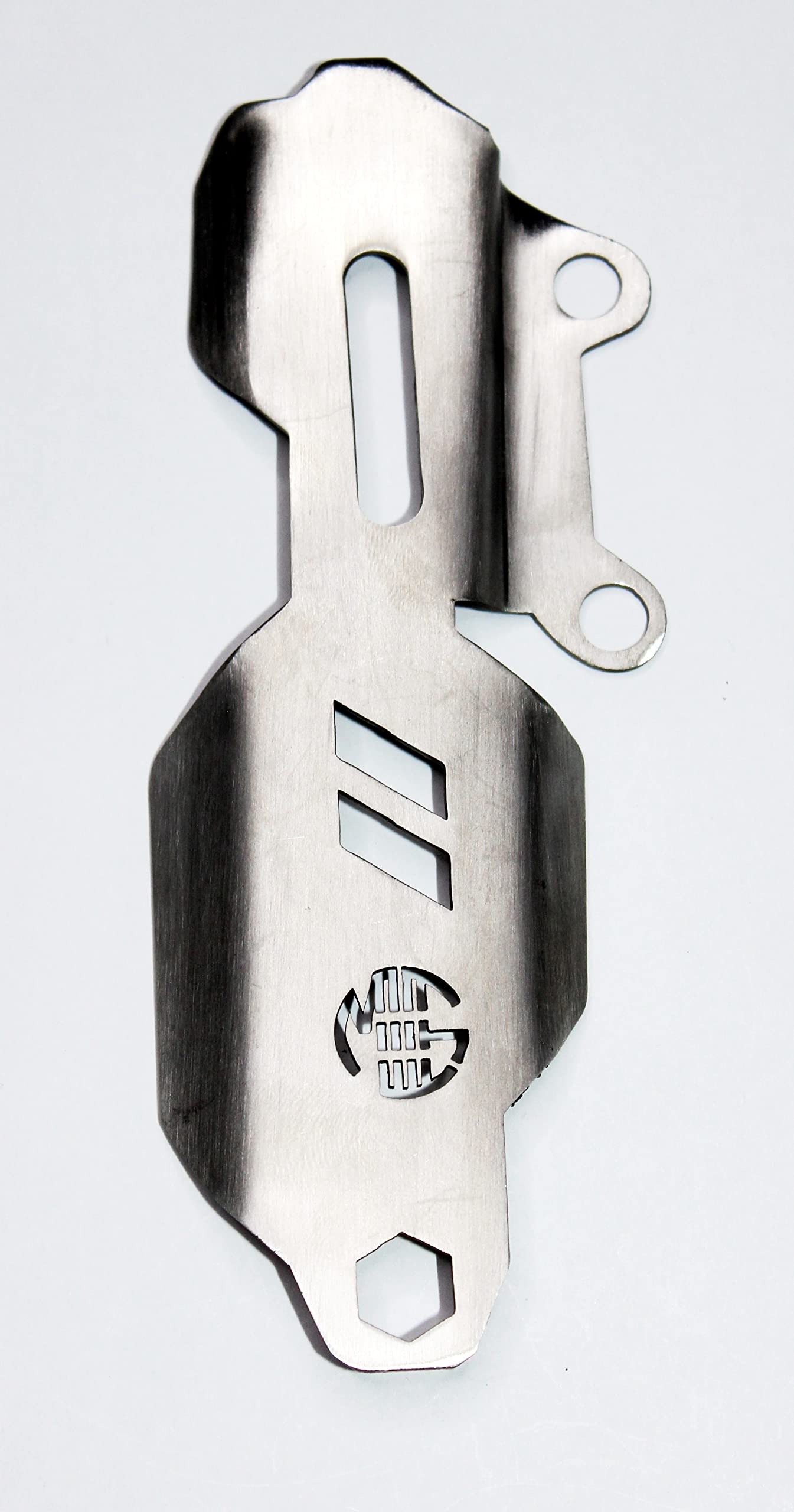 MIKANIX Stainless Steel Rear Master Cylinder Guard Compatible with Royal Enfield Himalayan and Interceptor