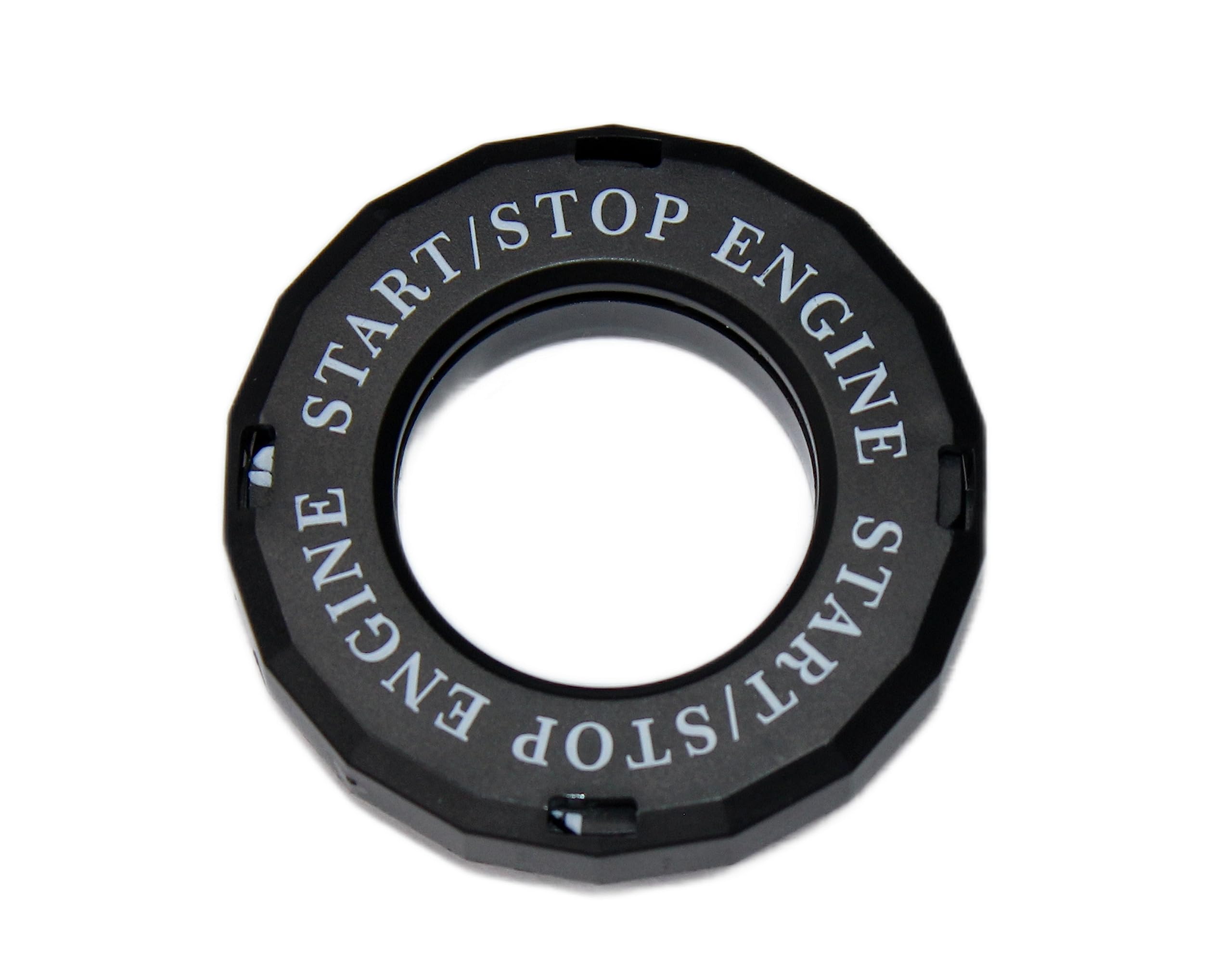 Rotary Bike & Car Engine Start/Stop Switch Cover/Ignition Lock Cap Cover Push Button Decorative Auto Accessories for All Bikes & Cars