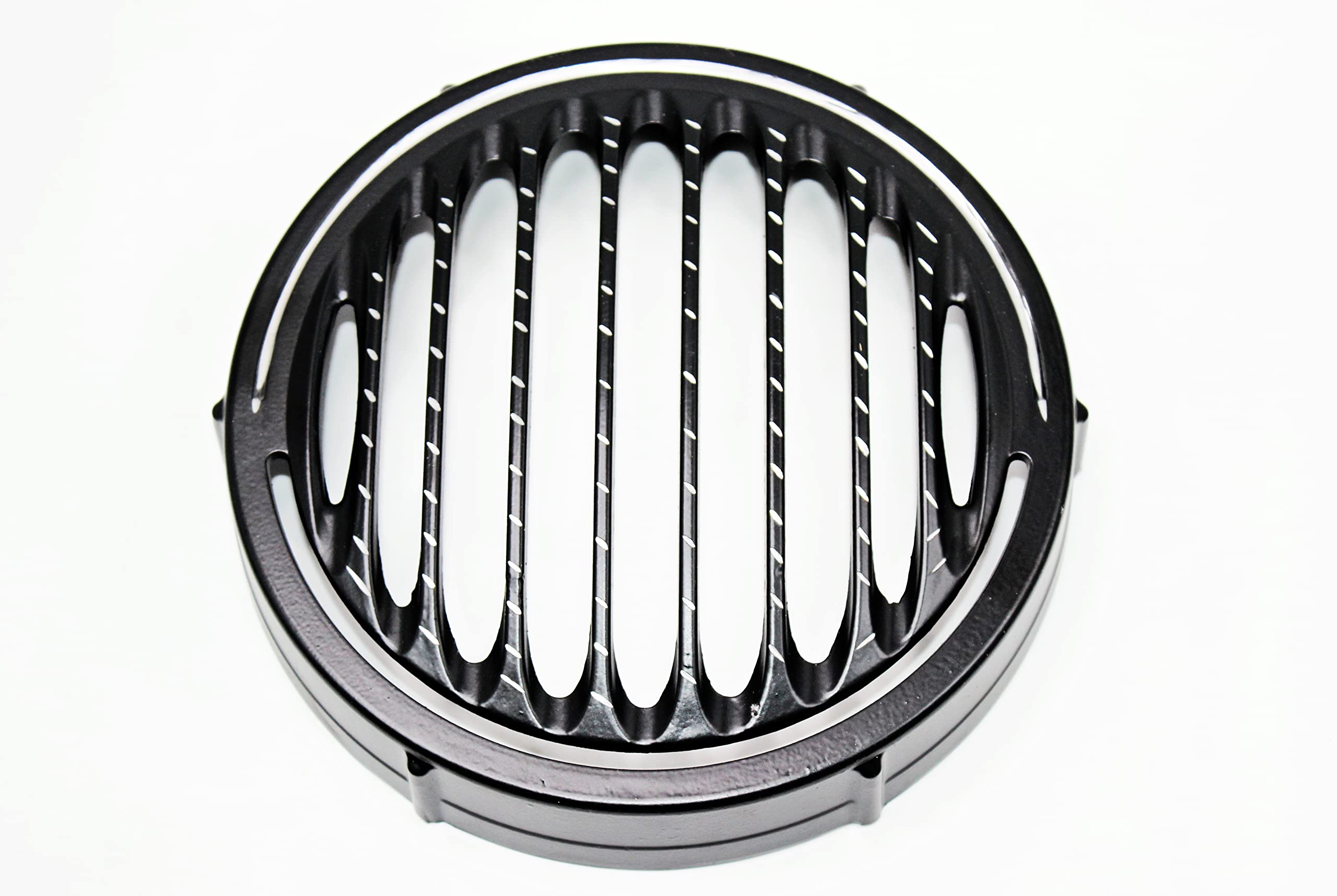 MIKANIX Premium CNC Metal Front Rear Headlight Grill/Jali Cover Set with Tail Lamp, Indicator, Pivot Eyes Cup Compatible With Royal Enfield Classic Reborn 350