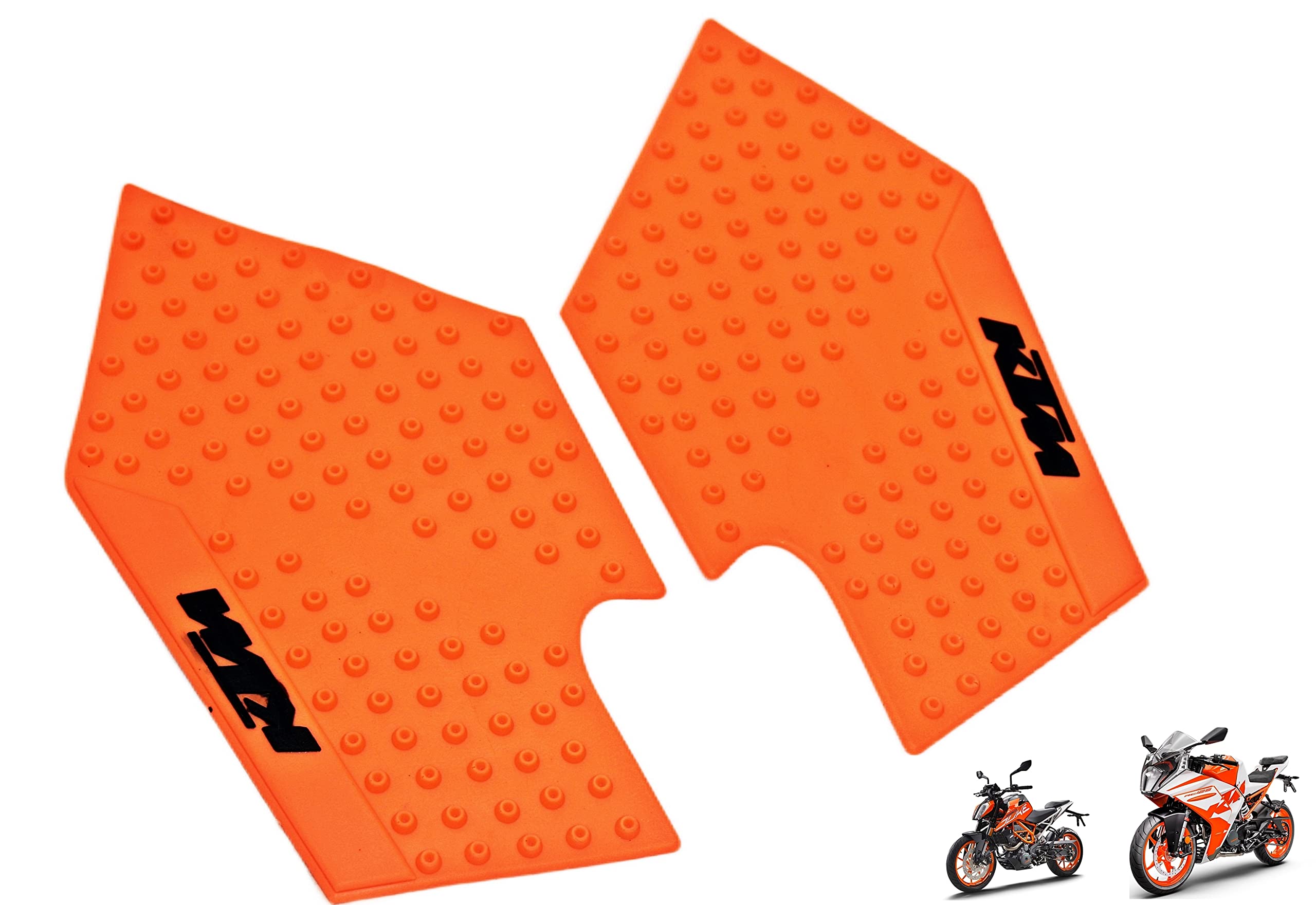 MIKANIX Anti Slip Silicone Tank Pad/Thai Pad Knee Grip Protector Waterproof Sticker for KTM Duke/KTM RC All Model Bikes