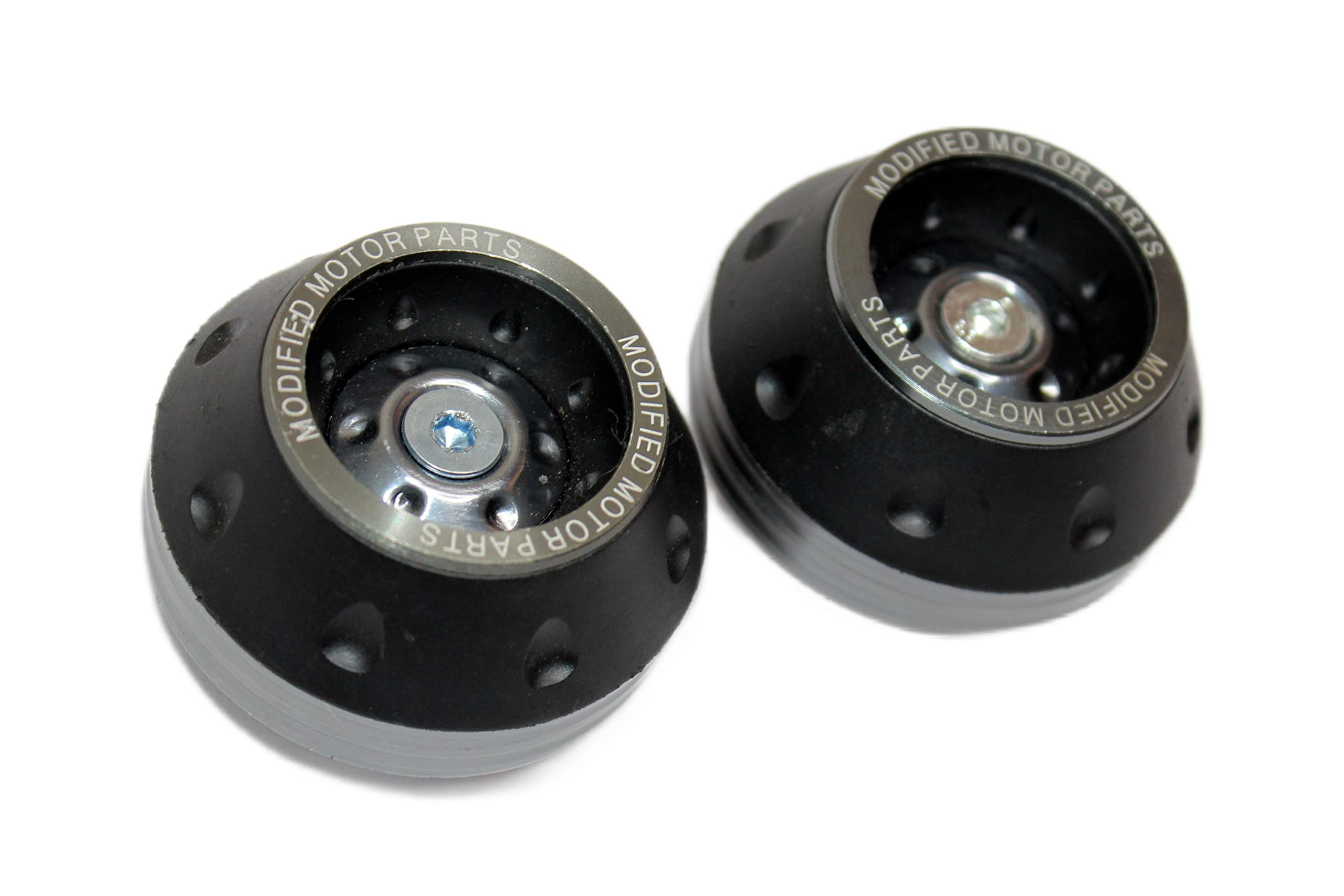 OBEROI'S TRADERS Universal Black Wheel Frame Sliders/Fork Sliders/Wheel Axle Protector Bike Crash Guard Protectors For All Bikes