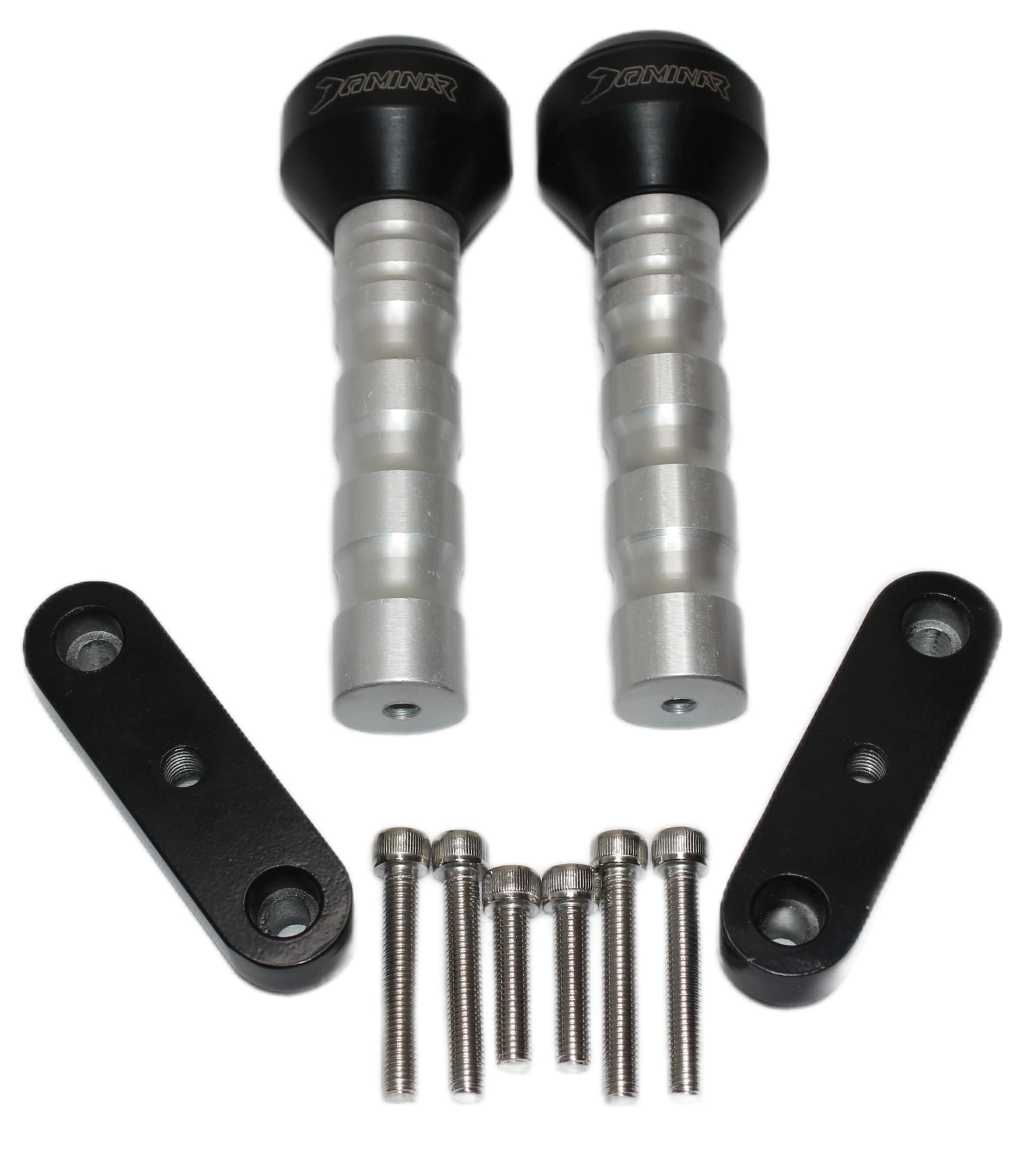 OBEROI'S TRADERS Dominar 250/400 Heavy Duty Bike CNC Frame Sliders/Crash Guard Leg Protectors for Motorcycle