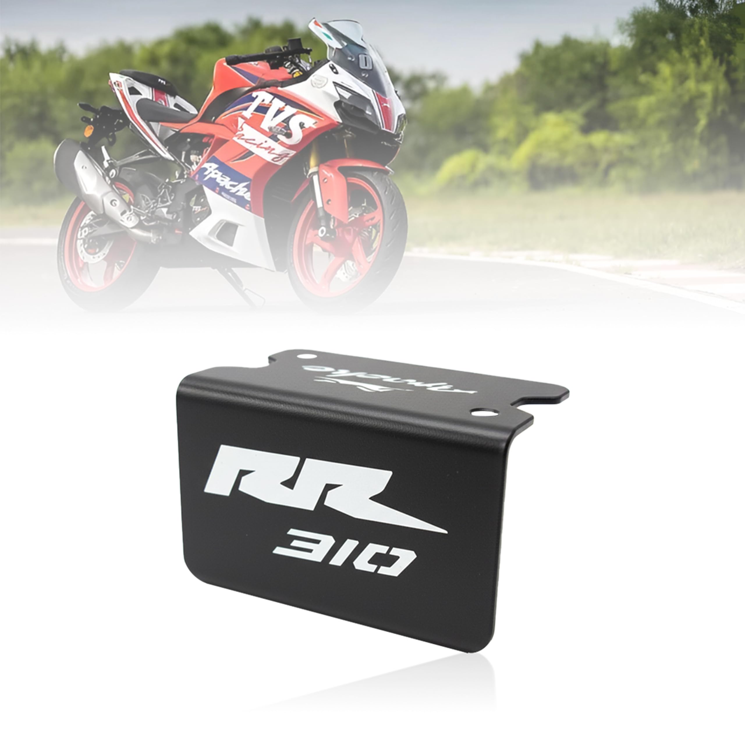 OBEROI'S TRADERS Apache RR 310 Stainless Steel Bike Front Disc Brake Fluid Reservoir Oil Cap Guard Protector Cover