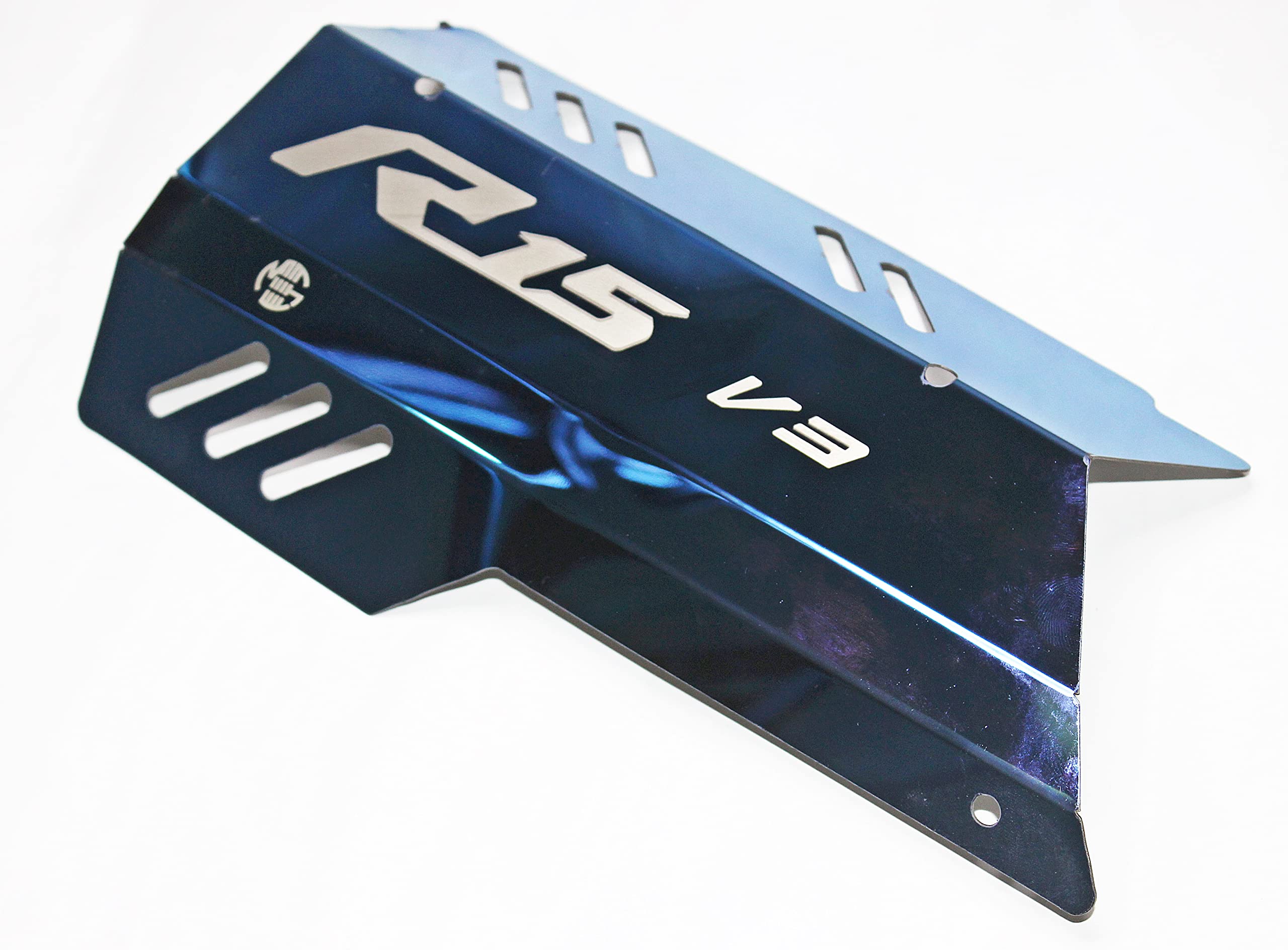 MIKANIX Premium R15 Exhaust Muffler Protector, Heat Shield Cover Guard, Anti-Scalding Cover fit Yamaha YZF R15 V3 Bike Exhaust Heat Shield