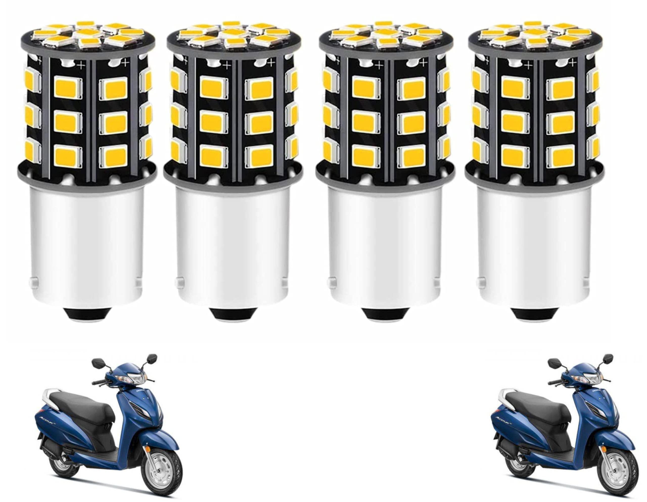 MIKANIX Super Bright 360° Reflecting LED Indicator Light Bulbs Set Of 4