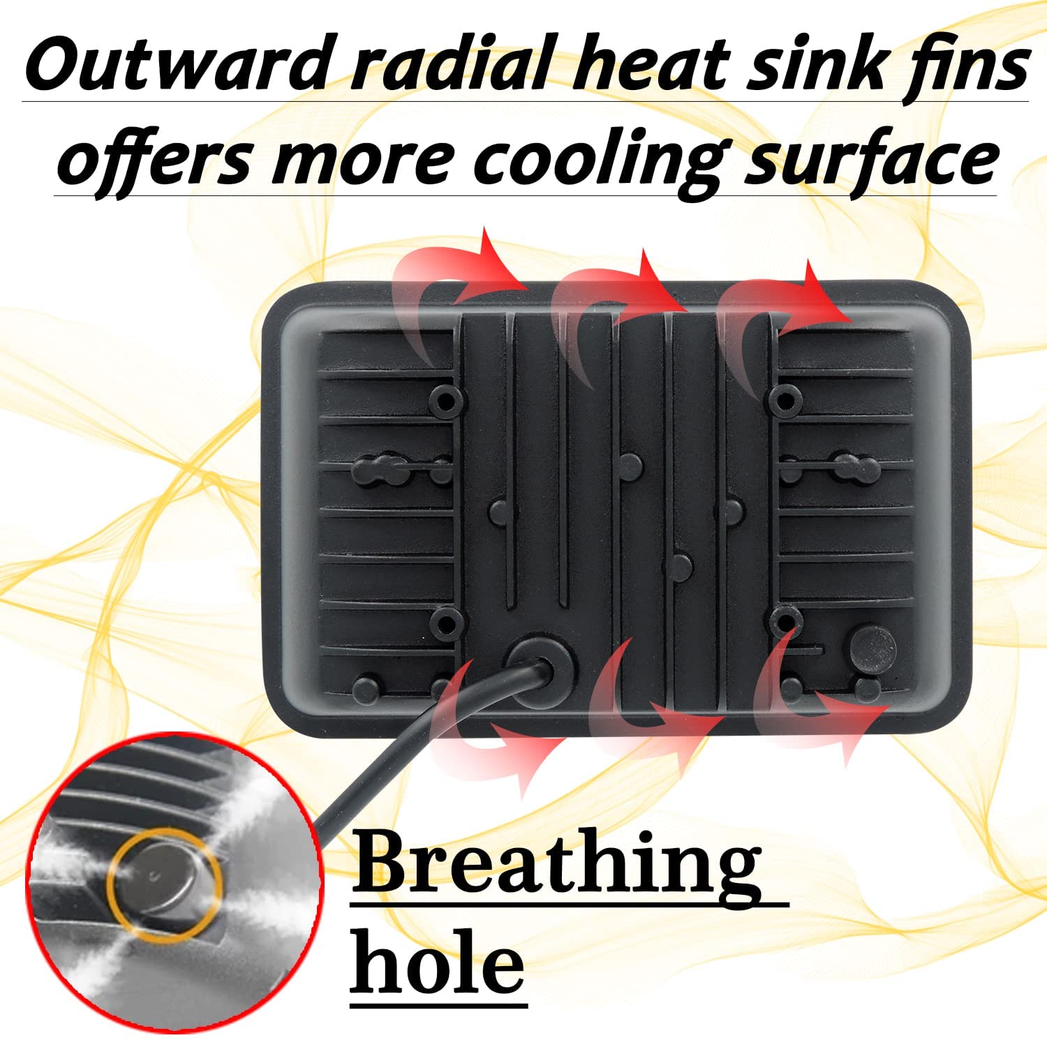 MIKANIX BOSS Style LED Headlight Hi/Low Beam With DRL Light 4000LM For Hero Splendor Plus, Splendor Pro, Splendor