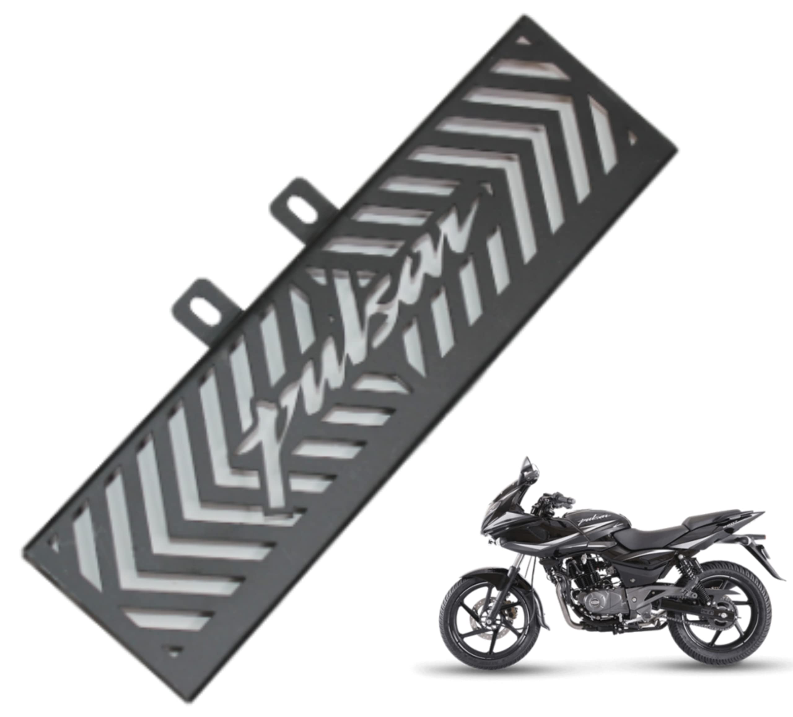 MIKANIX Pulsar Metal Radiator Guard Protector Grill/Cover For Pulsar 220F Bike Crash Radiator Guard