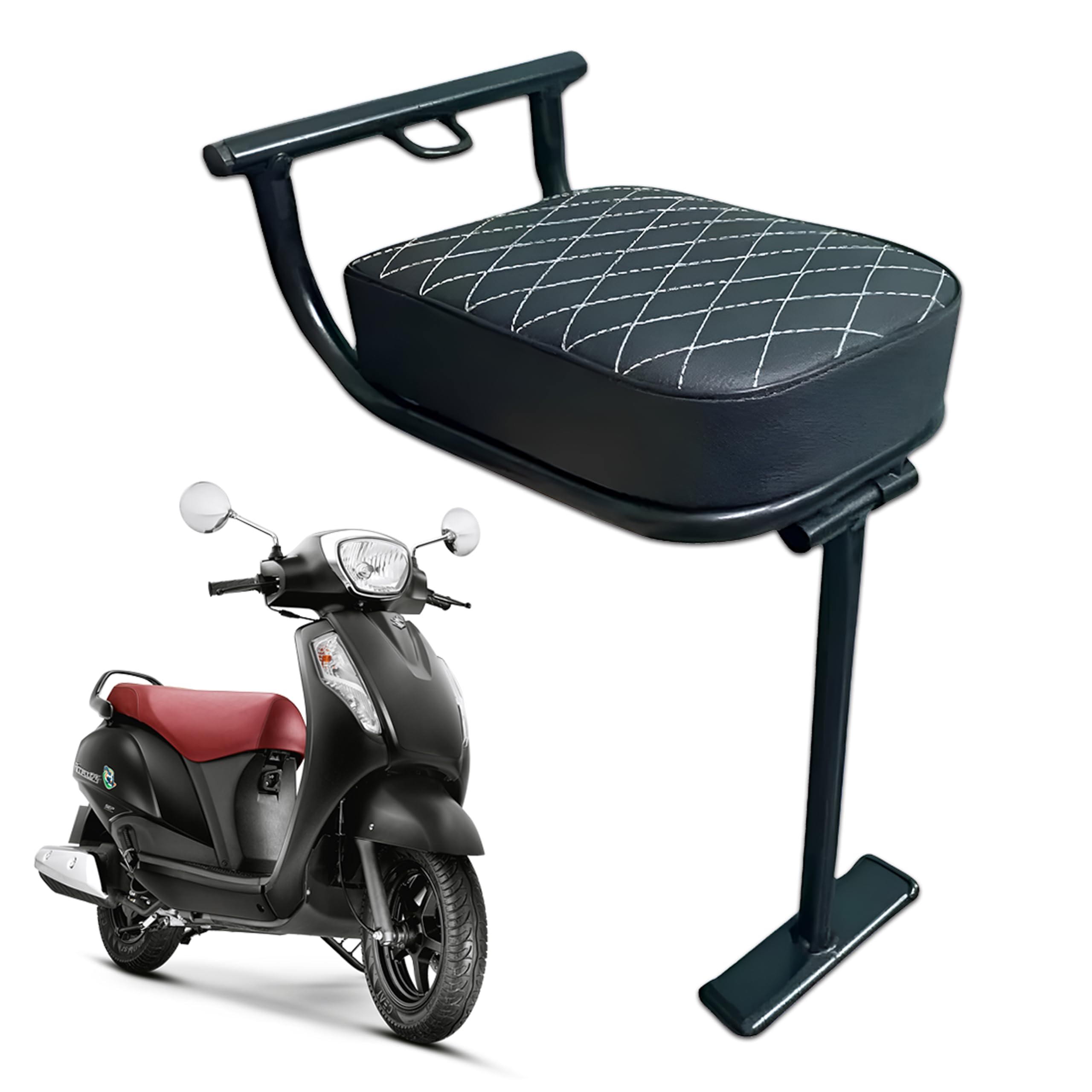 Mikanix Baby Seat for Scooty | Foldable | Safety & Comfort Ride for Honda Access All Variants