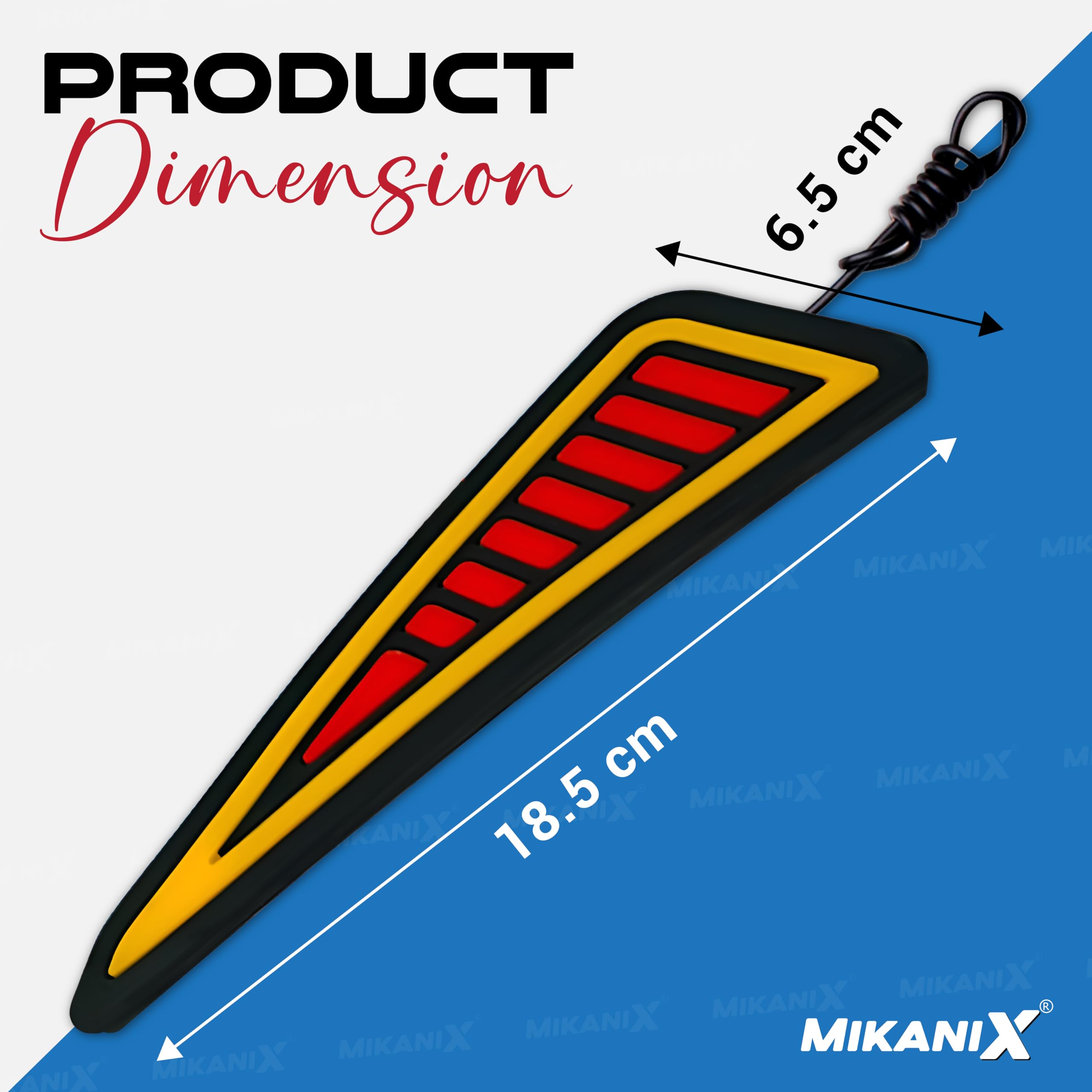 MIKANIX R15 V2 / V3 / V4 & M Waterproof Flexible Strip Rear DRL Light with Running LED Indicator For Yamaha R15 All Model Bikes