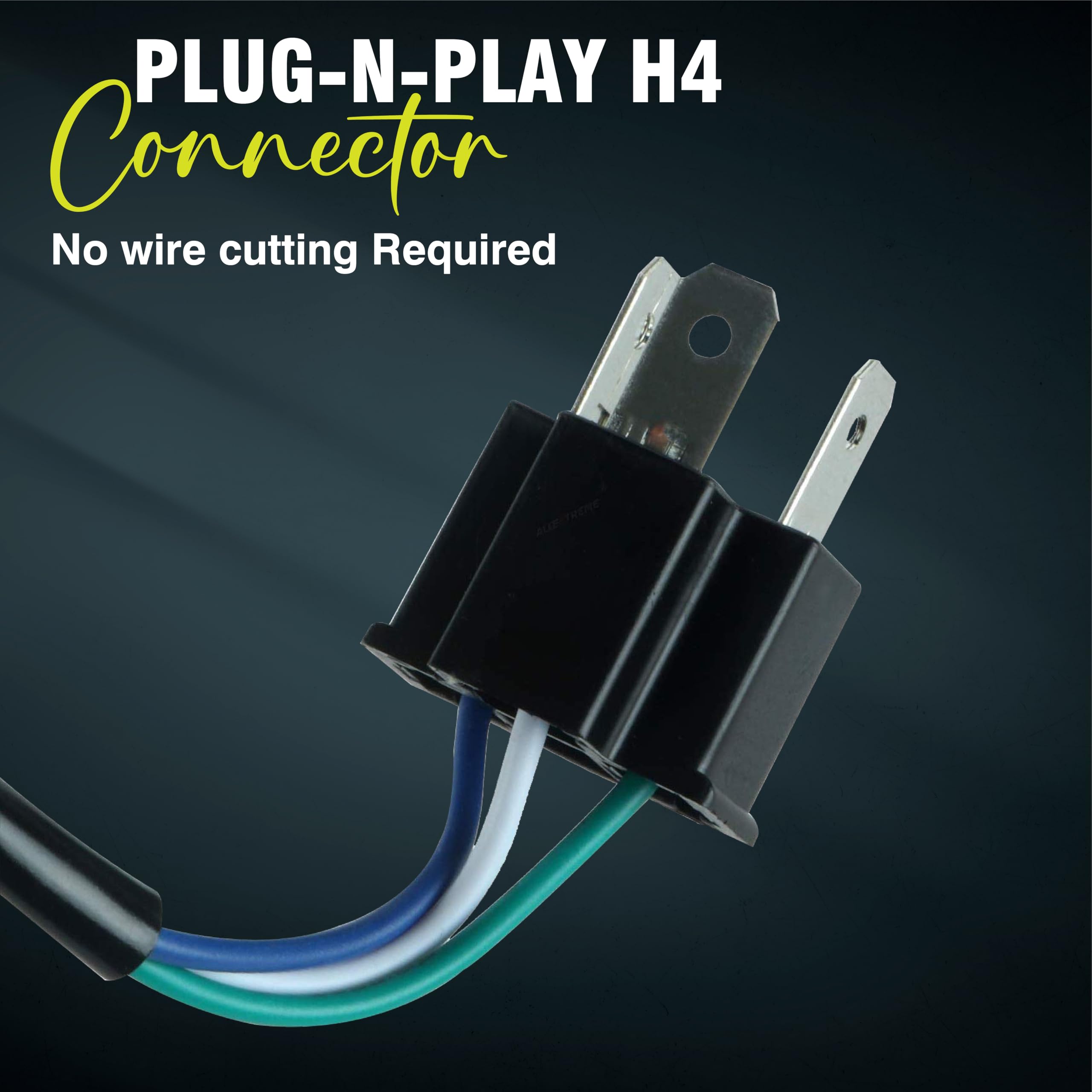 MIKANIX 1 Year Warranty Ultra Bright H4 Fitting 130 Watt LED Headlight Bulb| High And Low Beam| Metal Body Lens Projector Headlamp Bulb With Cooling Fan Universal Fit all Bikes and Cars