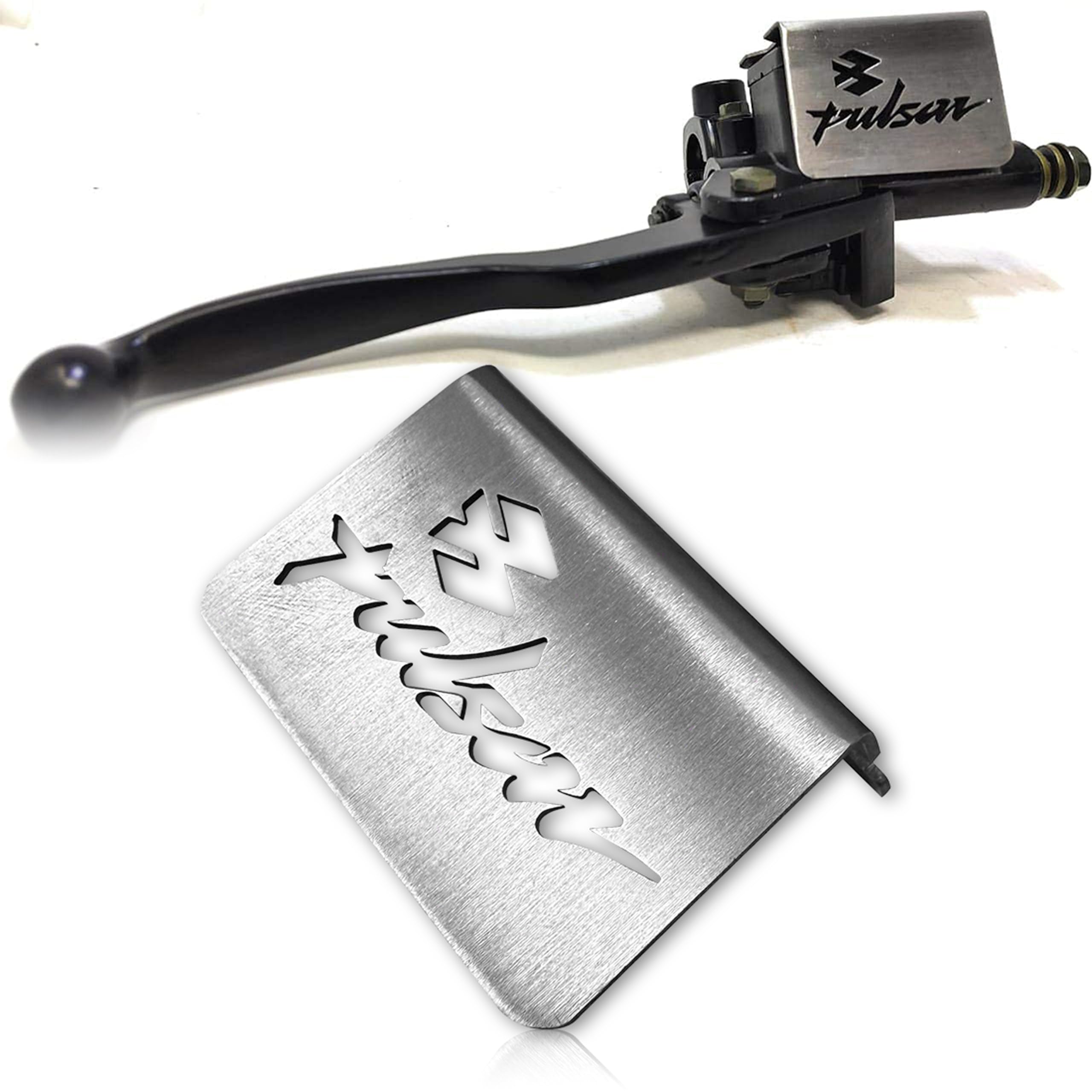 OBEROI'S TRADERS Premium Stainless Steel Front Disc Brake Master Cylinder Guard for Bajaj Pulsar