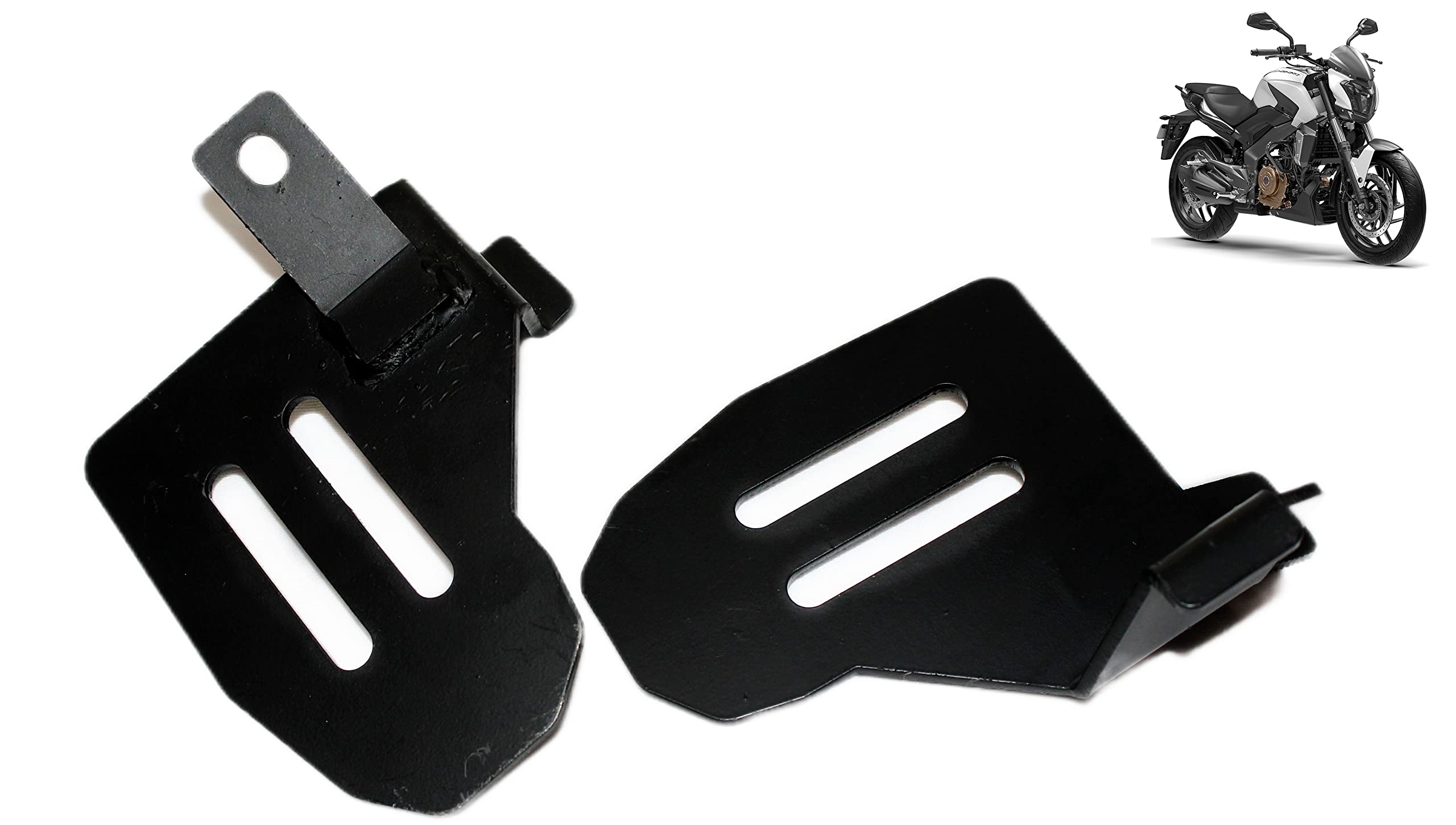 Mikanix Dominar 250/400 Bike Passenger Wide Footrest Pillion Left, Right Lady Mount Foot Rest For Bajaj Dominar Bikes