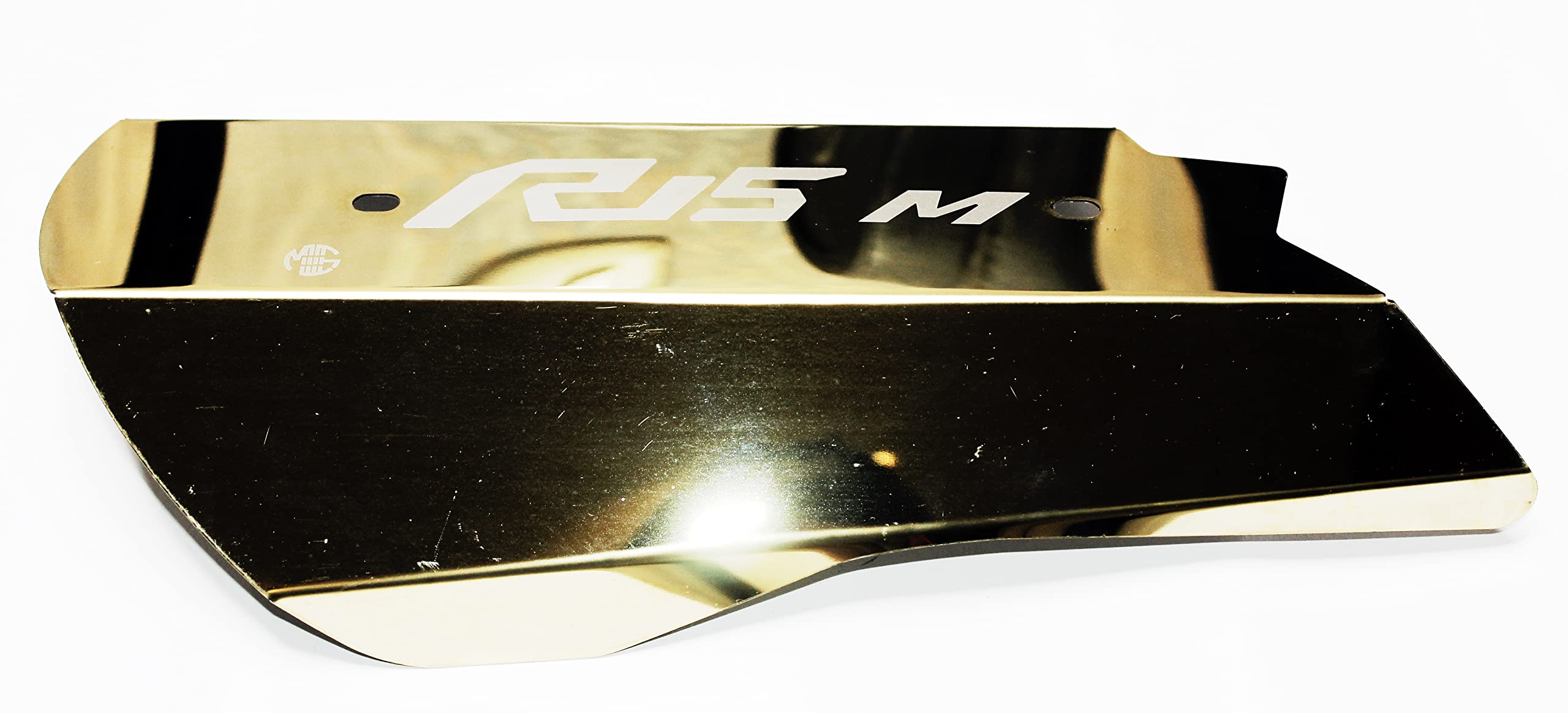 MIKANIX Premium Yamaha R15M Exhaust Cover Silencer Protector (Golden)